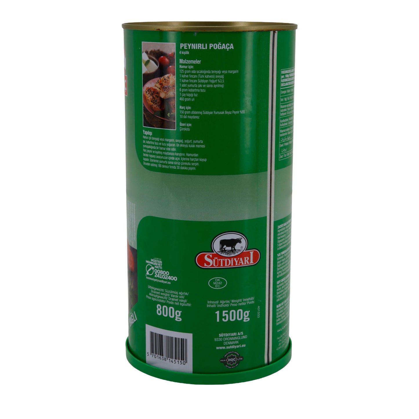 Weichkäse Sütdiyarı | Weißkäse in Salzlake | Traditionell mit 55 % Fett i. Tr. | 1500 g
