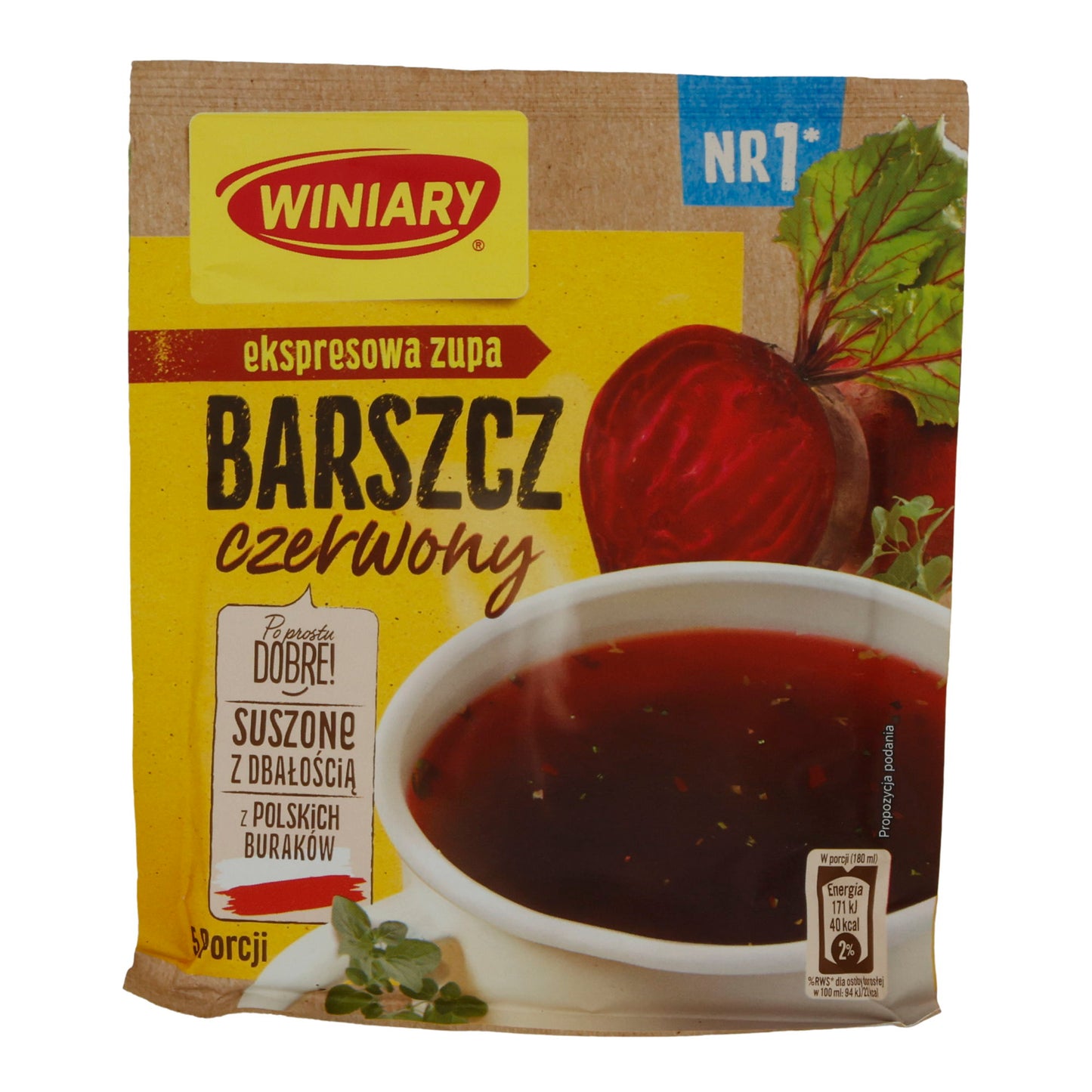 Suppe Winiary | Barszcz Czerwony | Instant, rote Bete, Polen | 60 g