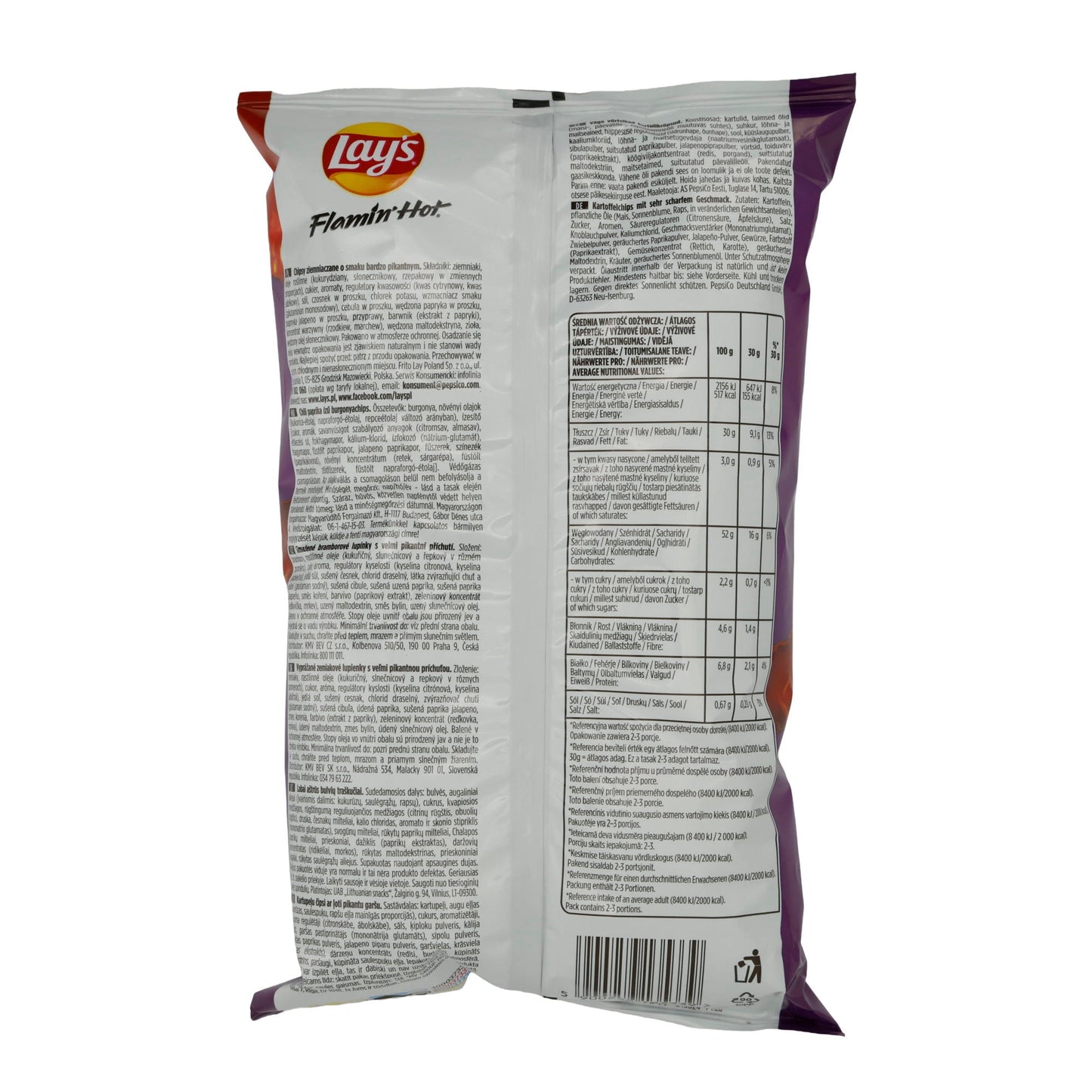 Chips Lay’s | Snack | Flamin’ Hot Chips | 30g LAYS