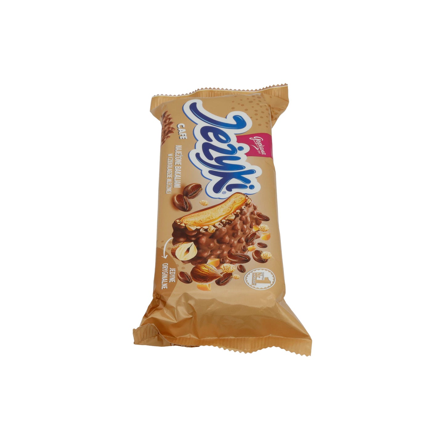 Biscotti Goplana | Jeżyki Café | Con caffè, noci e cioccolato al latte | 140g