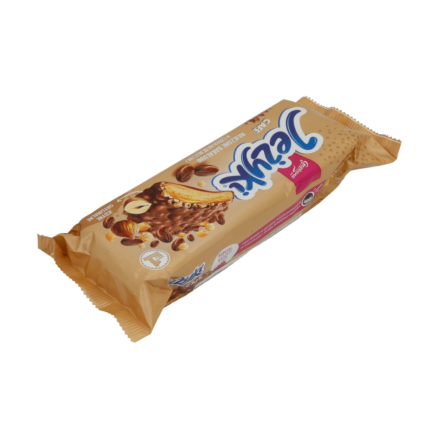 Biscotti Goplana | Jeżyki Café | Con caffè, noci e cioccolato al latte | 140g