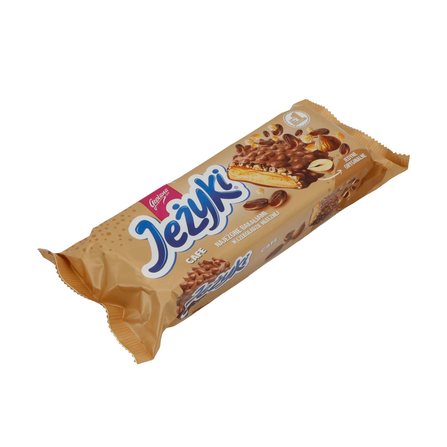 Biscotti Goplana | Jeżyki Café | Con caffè, noci e cioccolato al latte | 140g