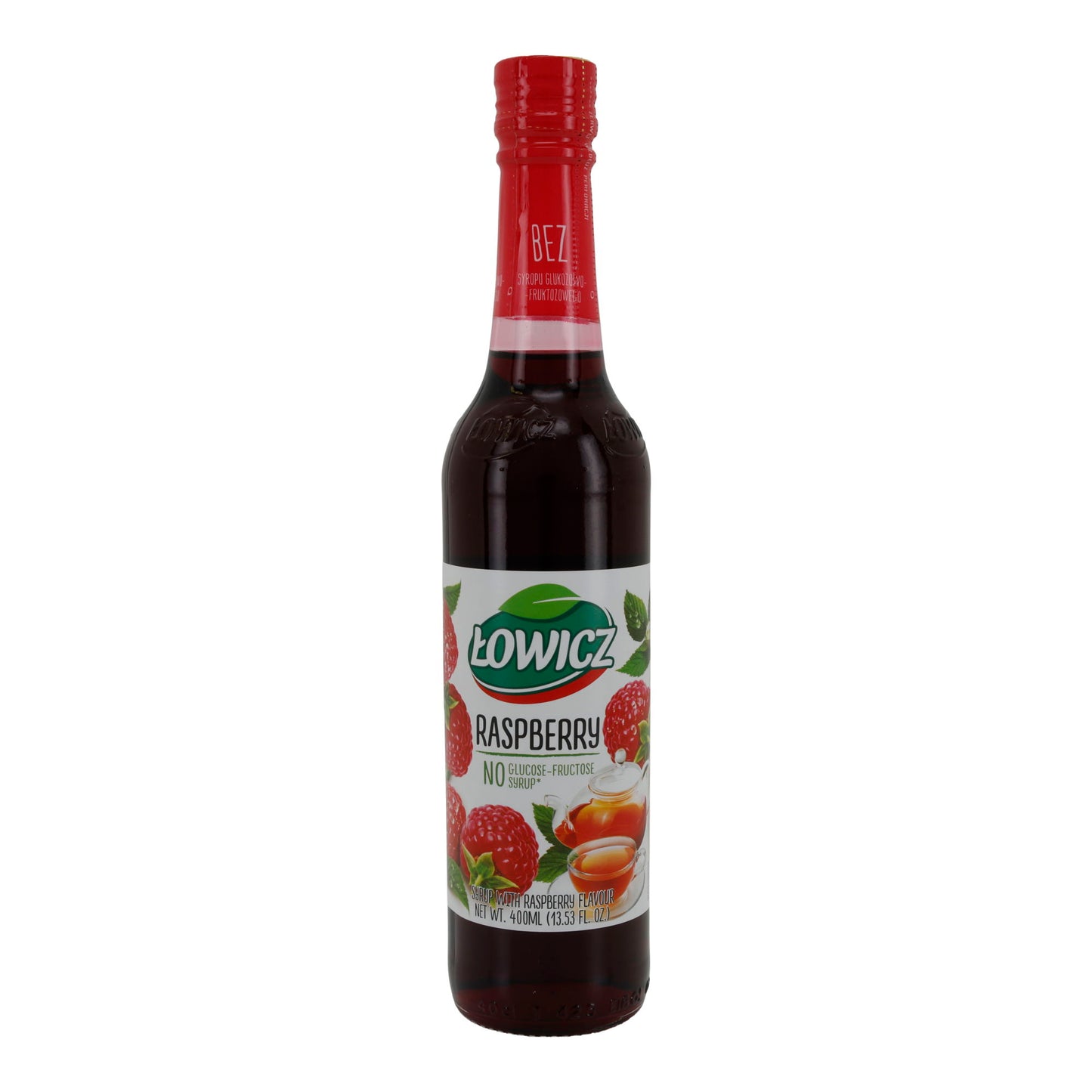 Łowicz | Himbeersirup | ohne Glukose-Fruktose-Sirup | 400 ml