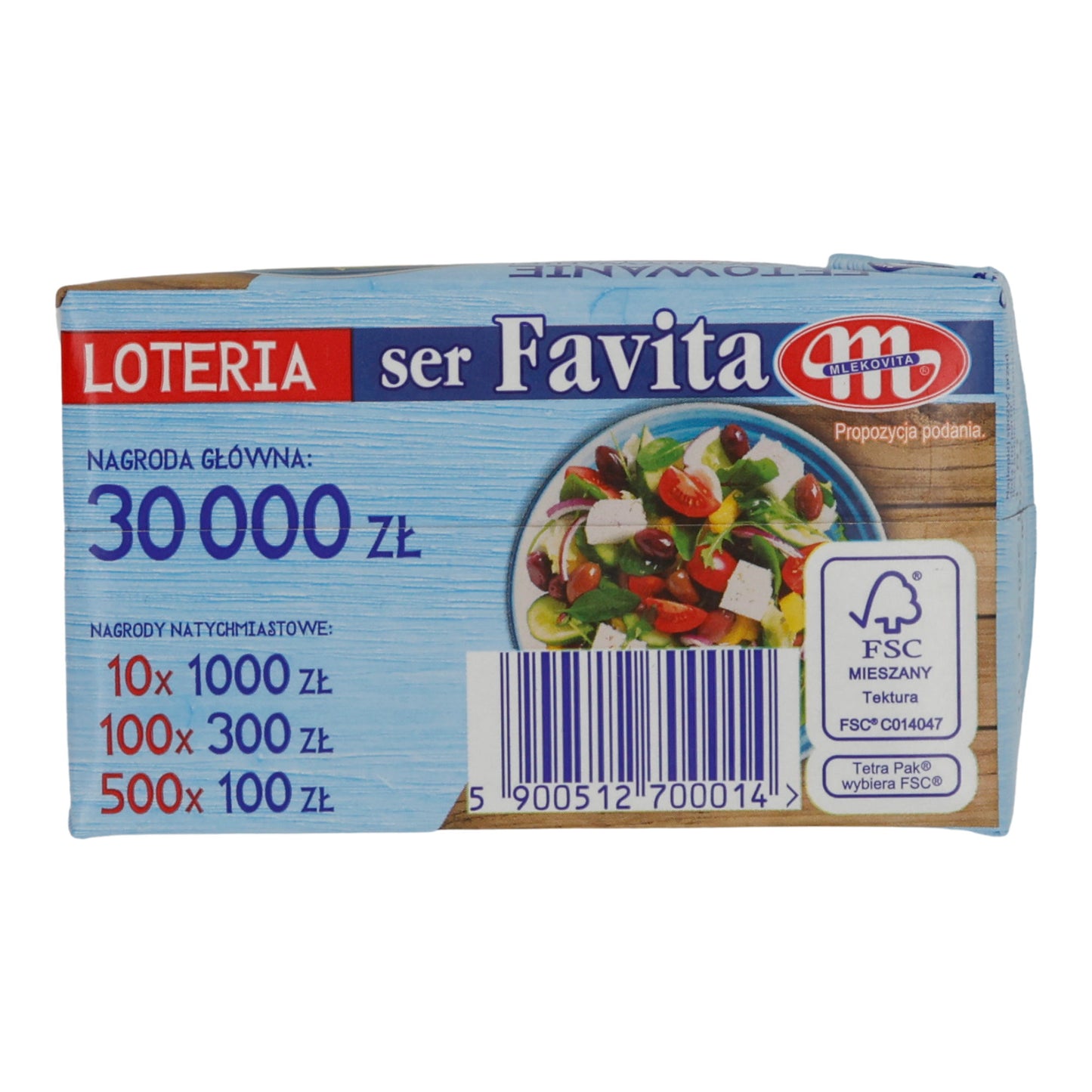 Sandviç peyniri Mlekovita | Salata peyniri Favita | %18 | 270g
