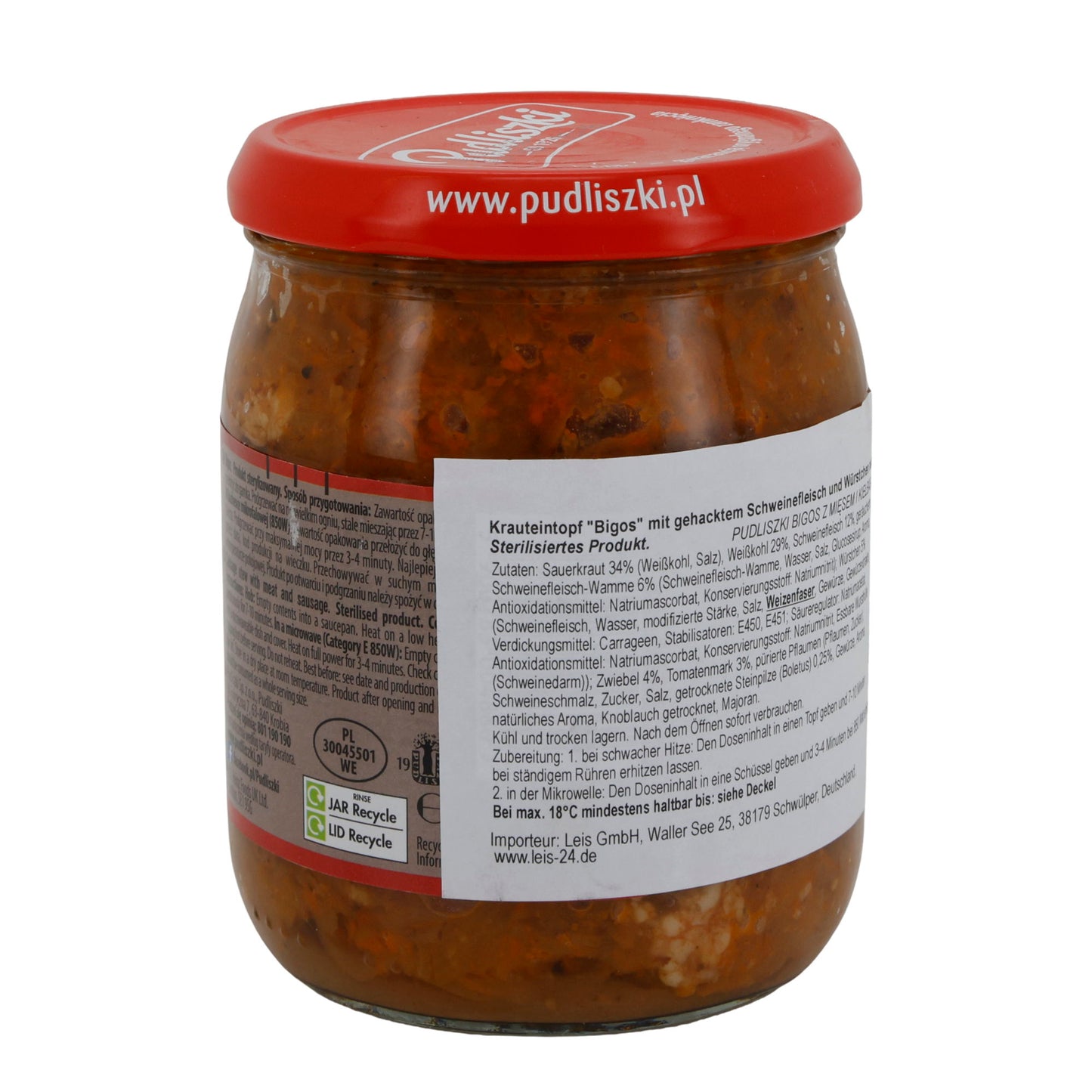 Zuurkoolgoulash Pudliszki Bigos | Goulash | 500 g