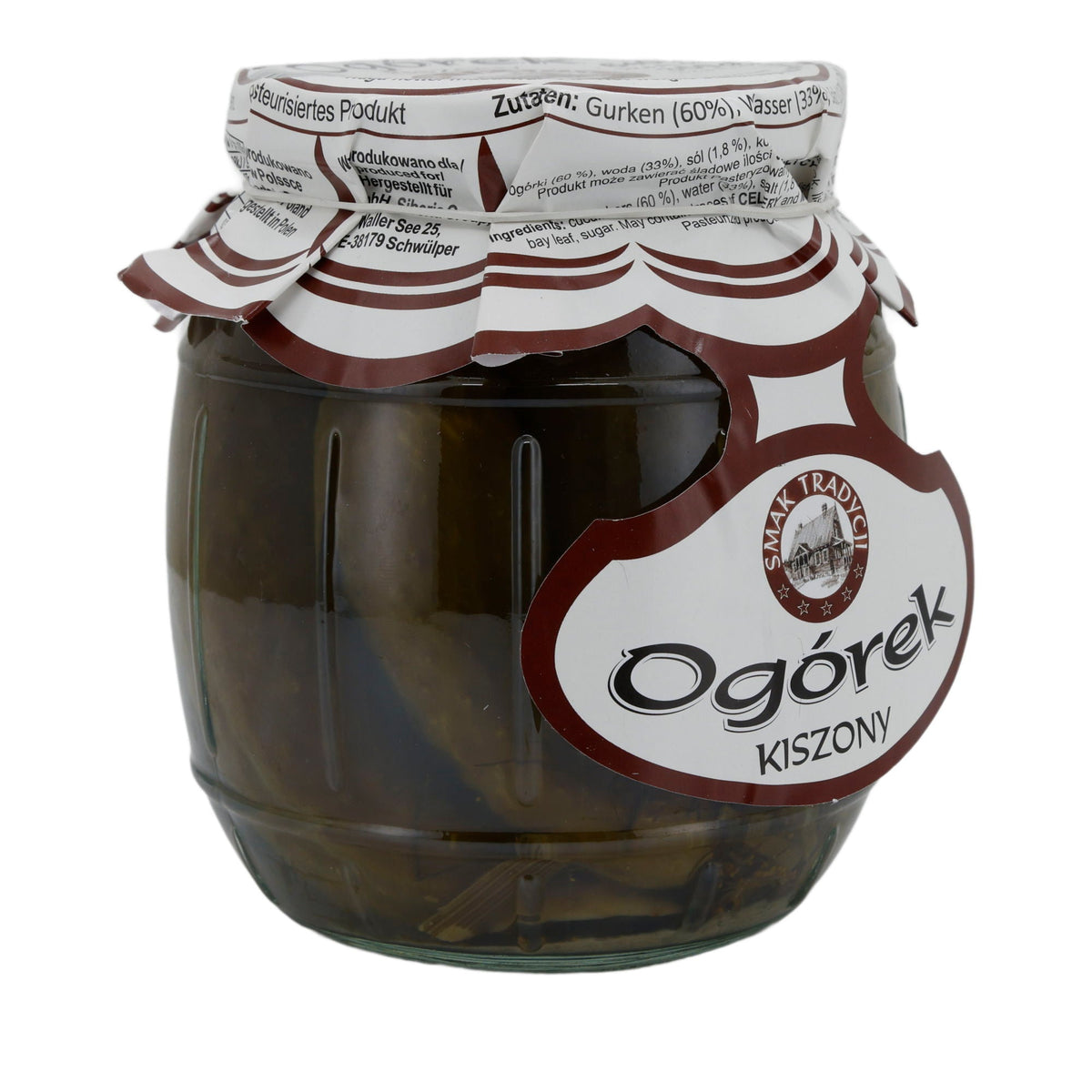 Gurken Smak Tradycji | In Salzlake | Kiszony (Milchsauer vergoren) | 640g SMACK