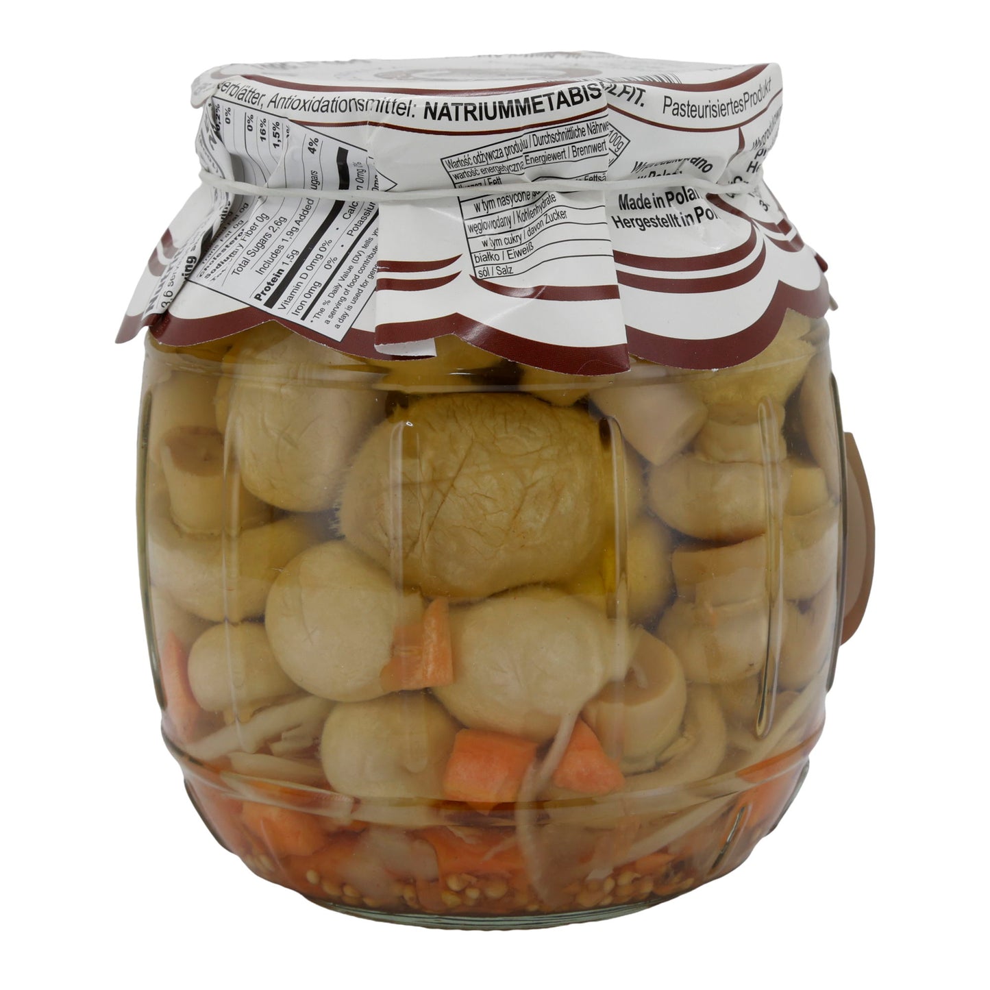 Champignons Pieczarka Konserwowa | mit Paprika | eingelegt | 680 g