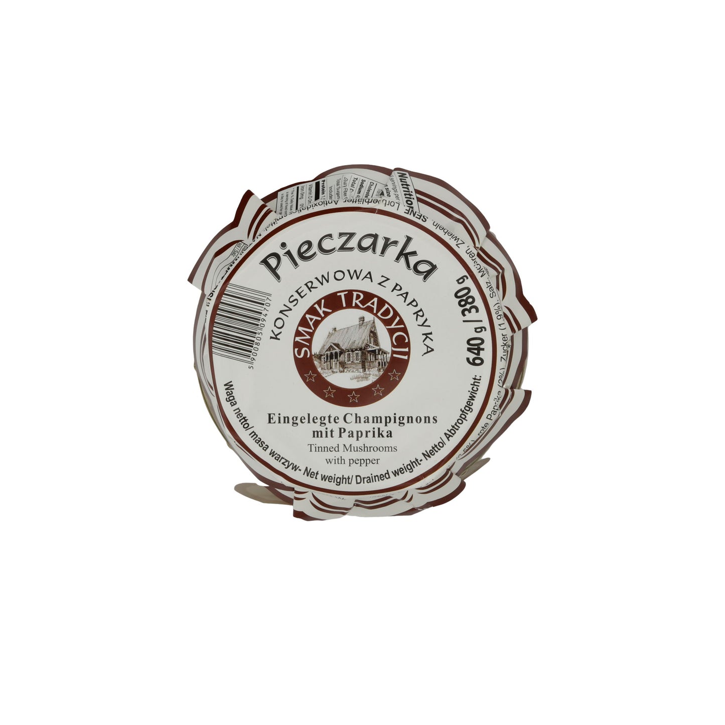 Champignons Pieczarka Konserwowa | mit Paprika | eingelegt | 680 g