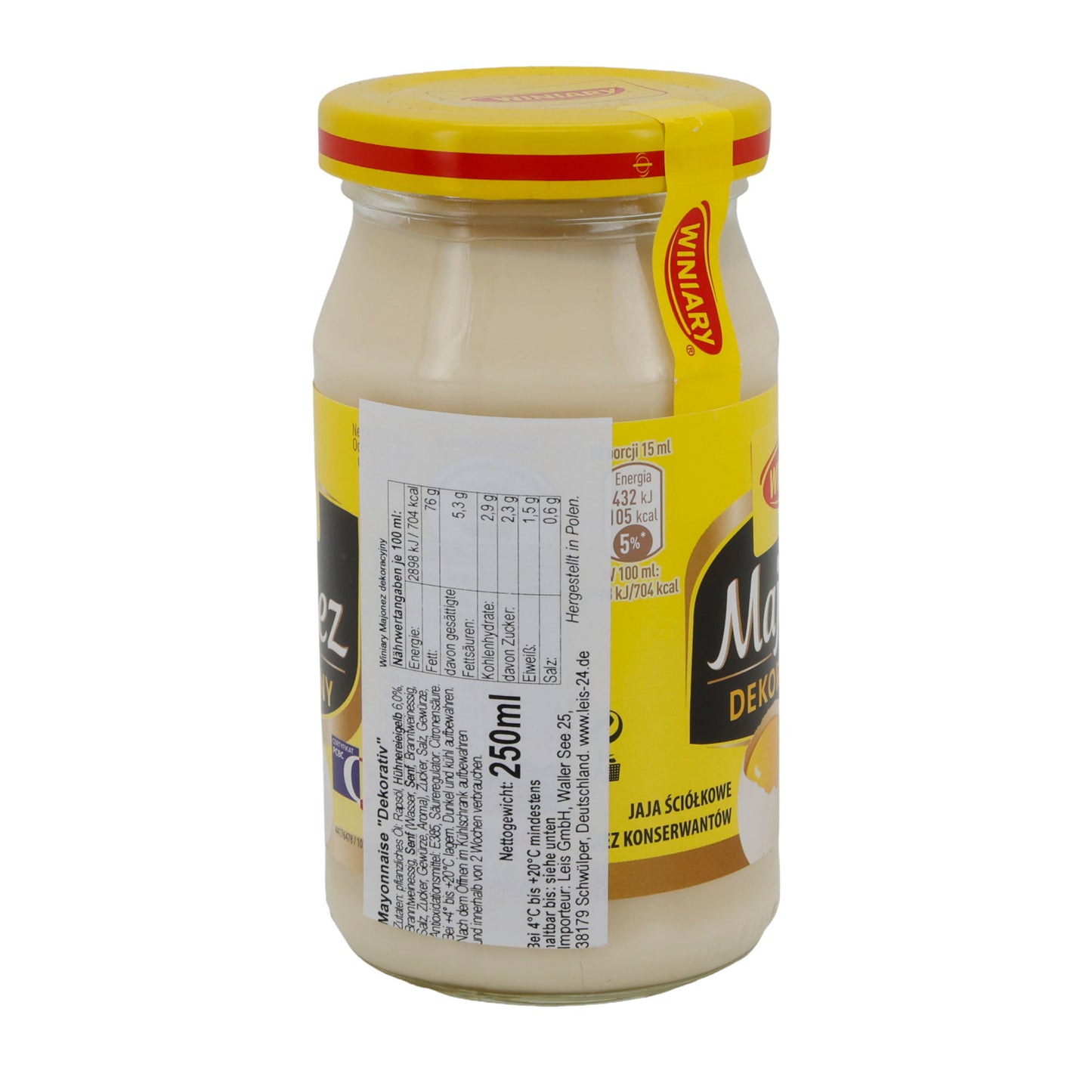 kurzes MHD: 17.08.2025 | Winiary Majonez Dekoracyjny | Mayonnaise klassisch | 250 ml