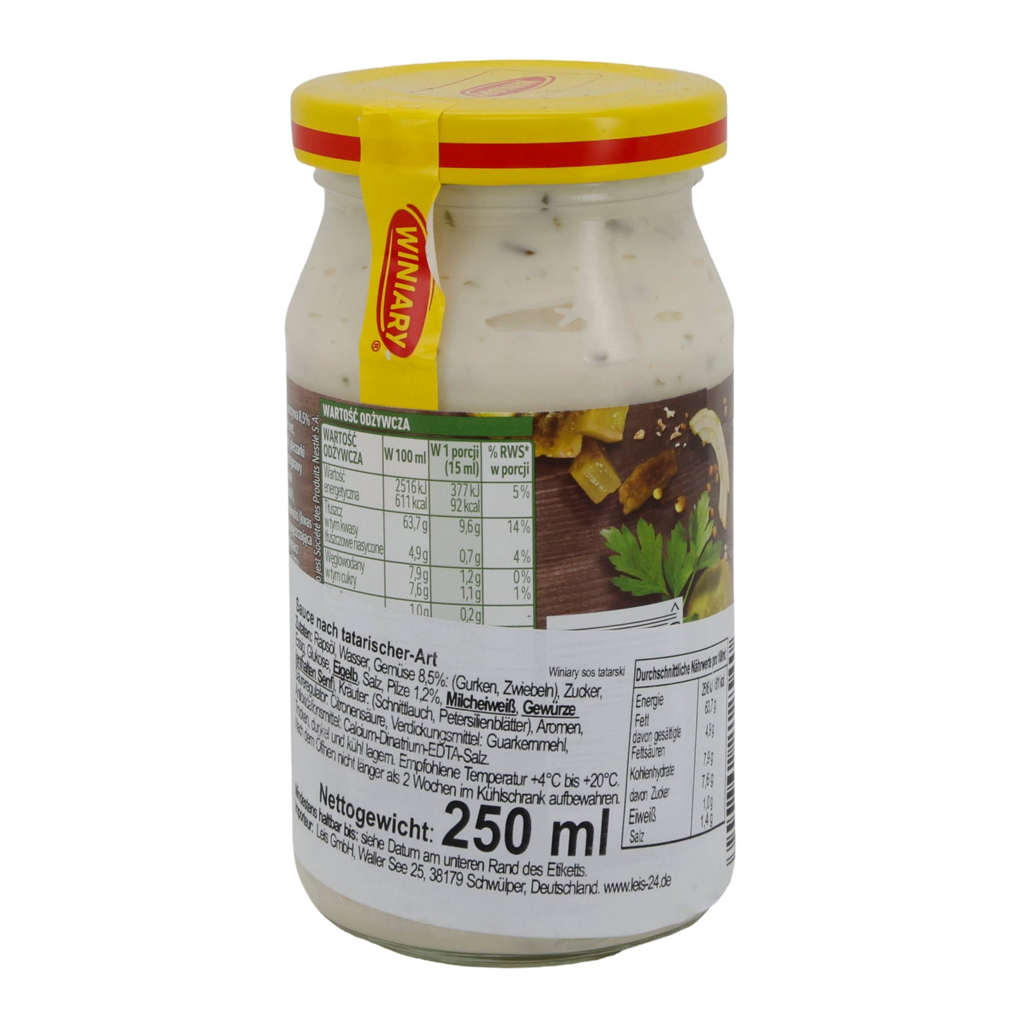 kurzes MHD: 21.08.2025 | Winiary Sos Tatarski | Sauce nach tatarischer Art | Mit Gemüse & Pilzen | 250 ml