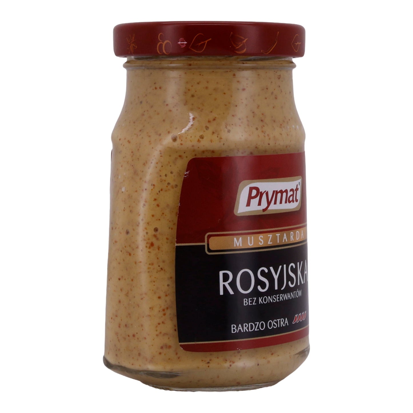 Russische Senf Prymat | Senf | Sehr scharf, grobkörnig | 165ml PRYMAT