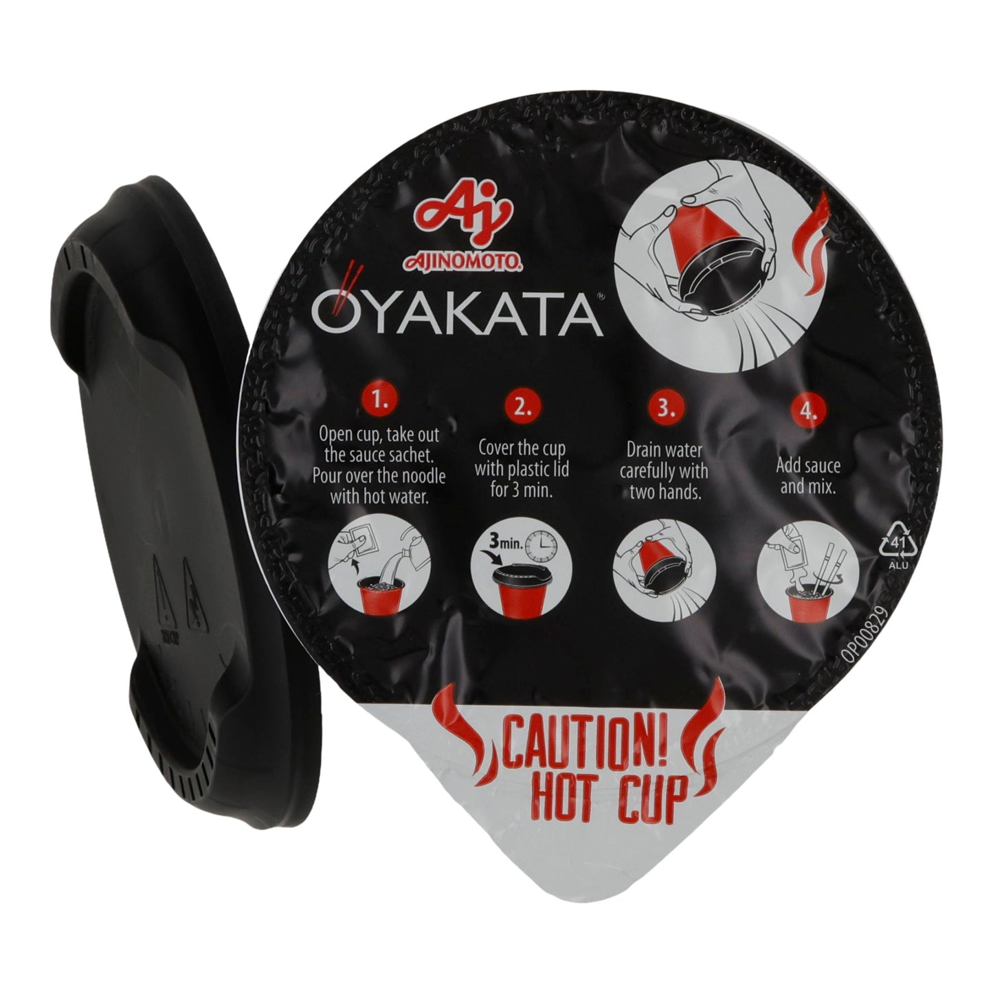 Japanese Cup Noodles OYAKATA | Instant-Nudeln | Rindfleisch-Wasabi-Geschmack | 93 g Becher OYAKATA
