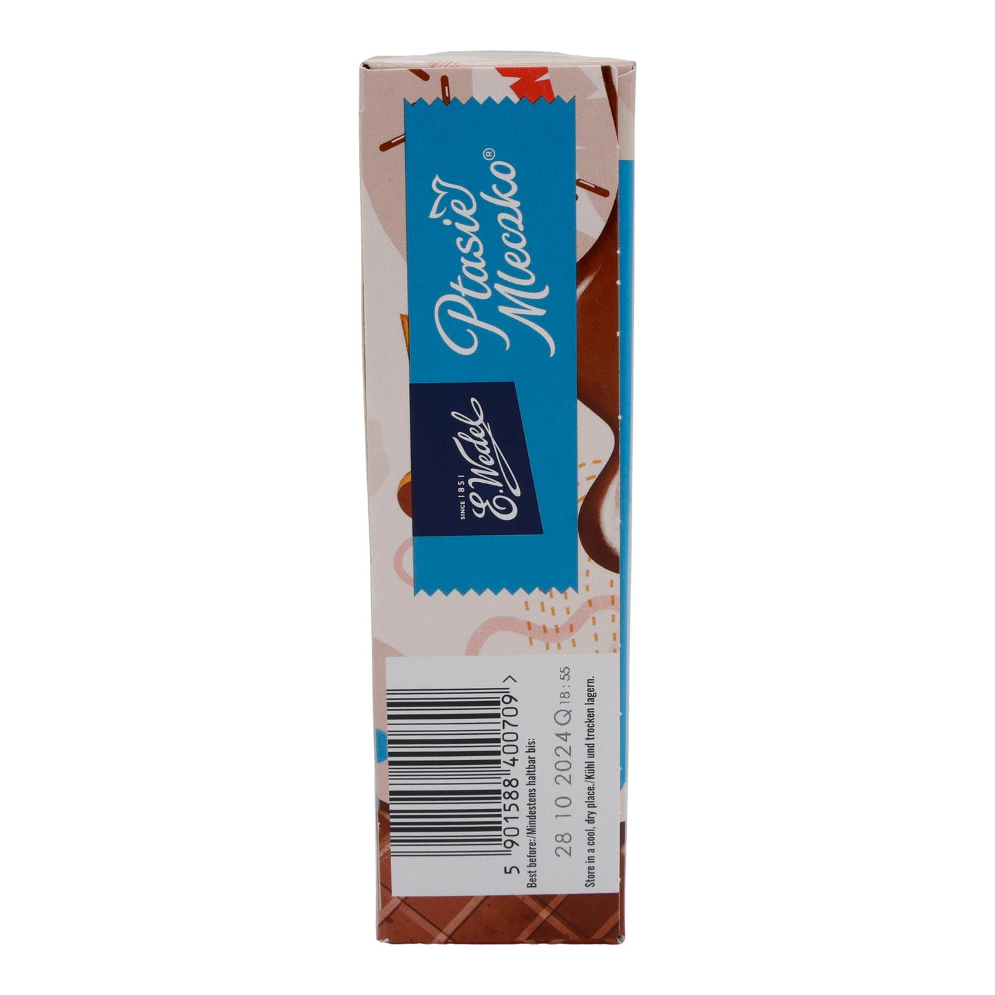 Mleczko Chocolate Flavour Ptasie | Süßigkeit | Marshmallow in dunkler Schokolade | 340 g