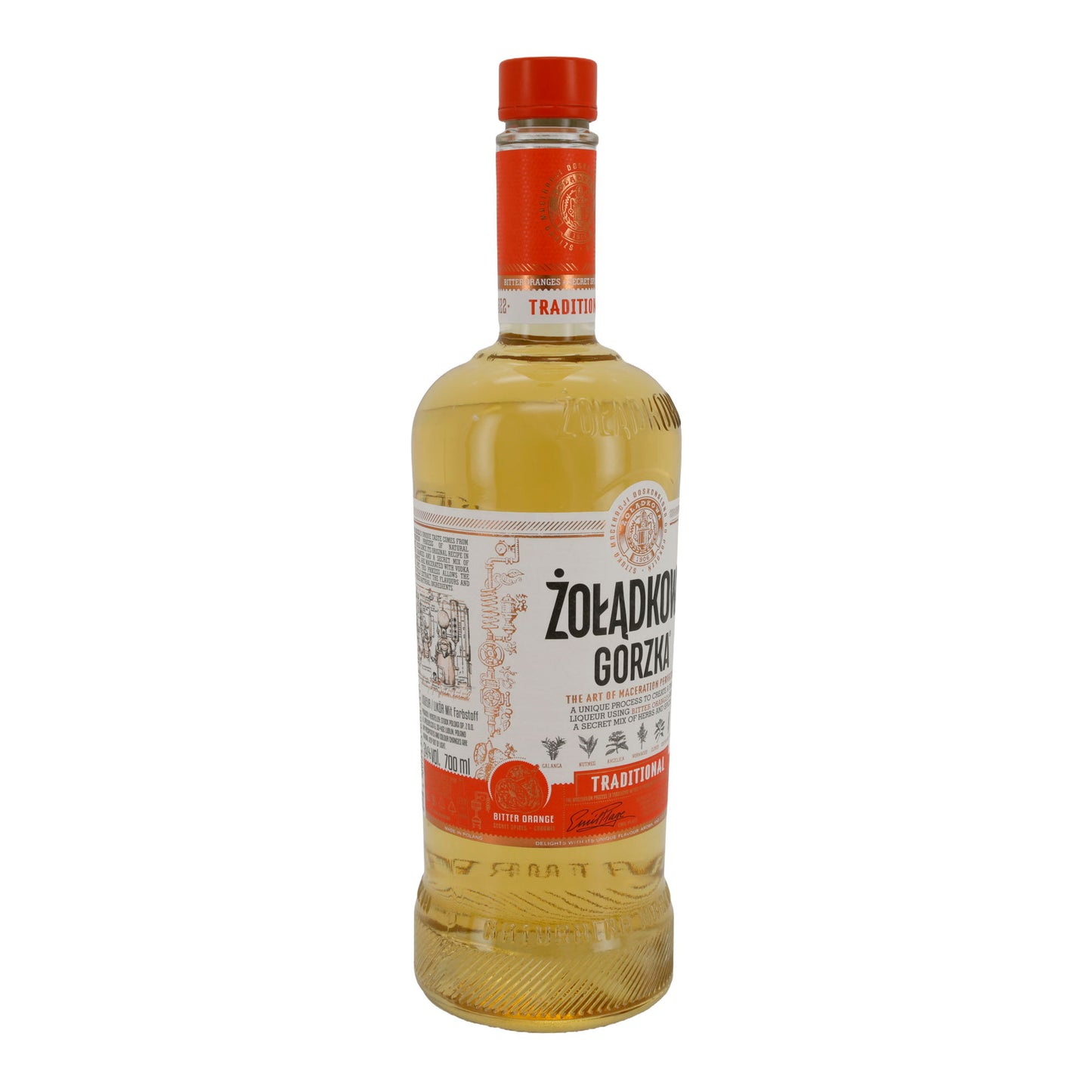 Likör PL Likoer Zoladkowa | Likör | Gorzka Klassik | 0,7 L Alkol %34
