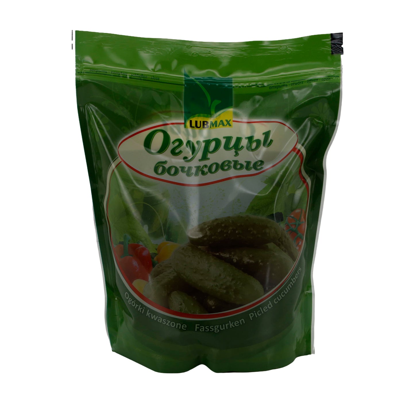 Cetrioli fermentati Lubmax Fassgurken | Cetrioli | Gusto tradizionale e speziato | 800 g