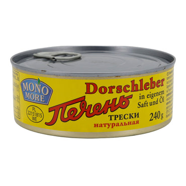 Dorschleber | Fisch | In eigenem Saft und Öl | 240g LEXA