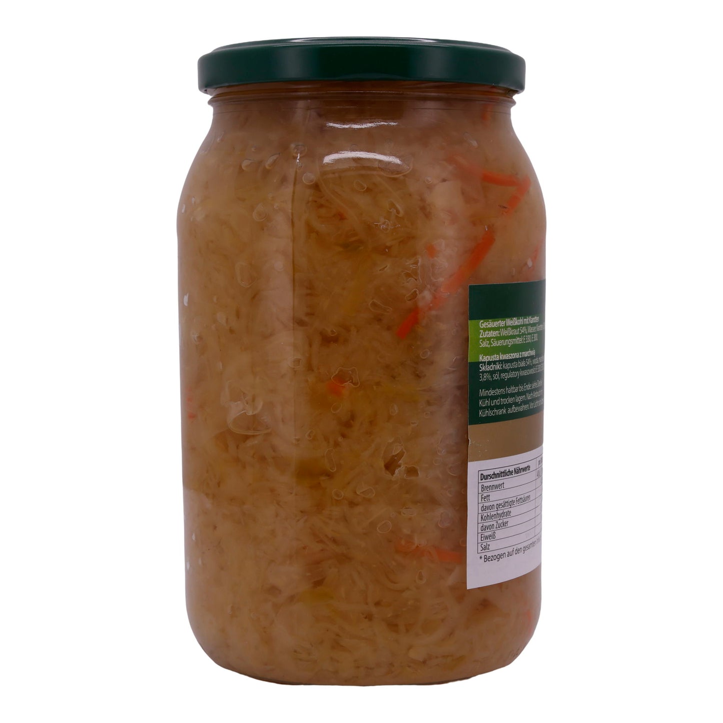 KAPUSTA KWASZONA-SOURCED WHITE CABBAGE WITH CARROTS