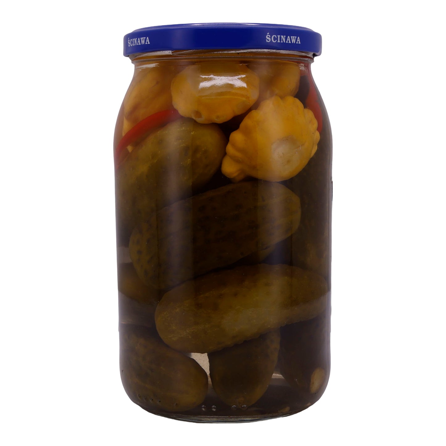 Cetrioli sottaceto Ścinawa | Cetrioli & Patisson | Sottaceto acido | 900 g