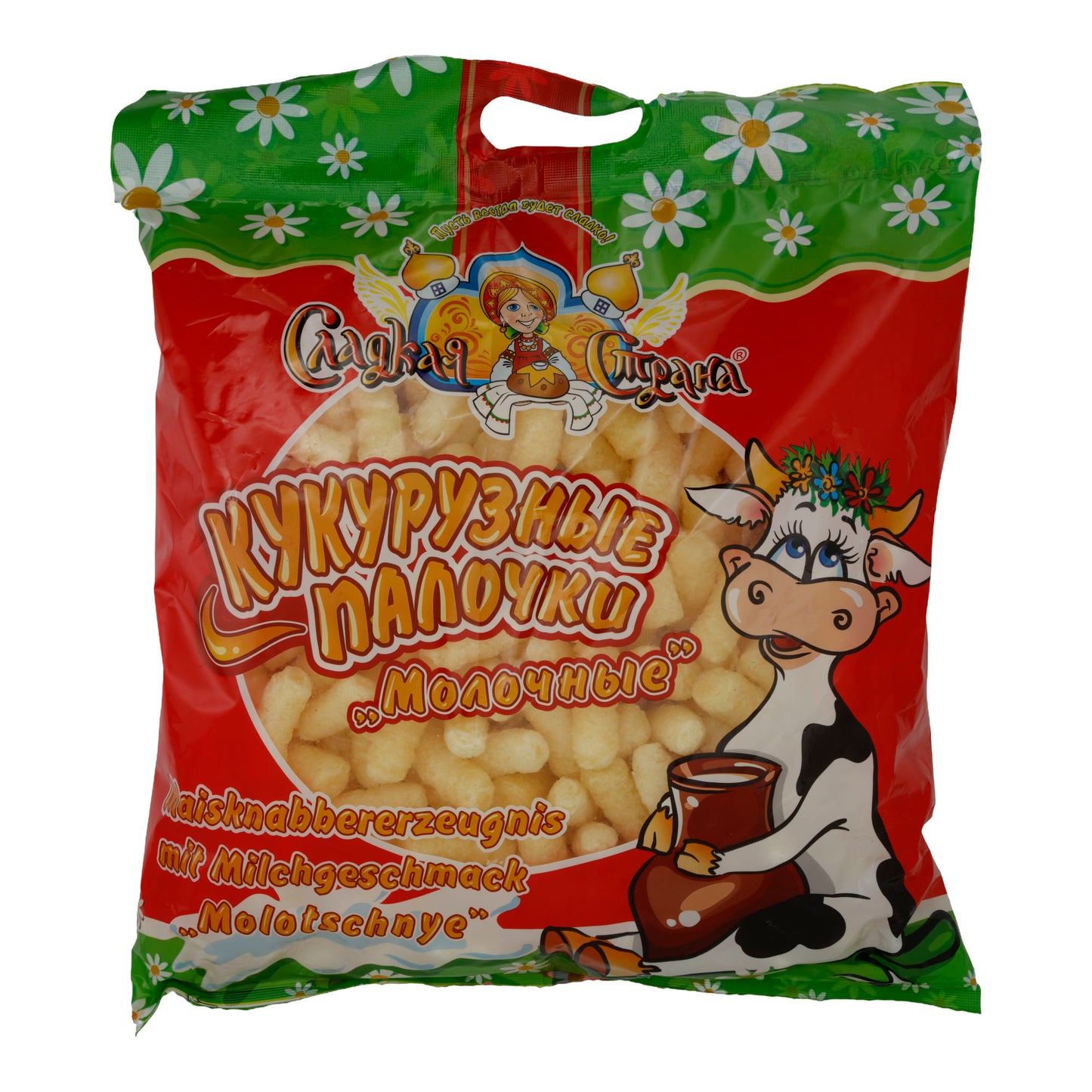 Maisstaafjes Zoete Kant | Kukuruznye Palochki Molochnye | Knapperig, Melksmaak | 160g