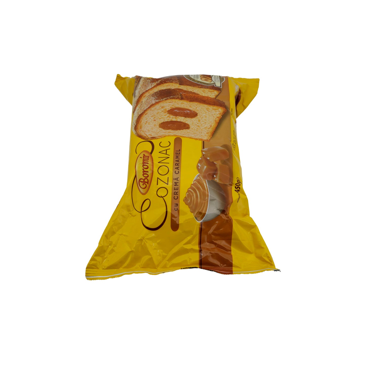 Cozonac mit Karamellcreme Boromir | Traditioneller rumänischer Hefekuchen | Mit süßer Füllung | 450 g