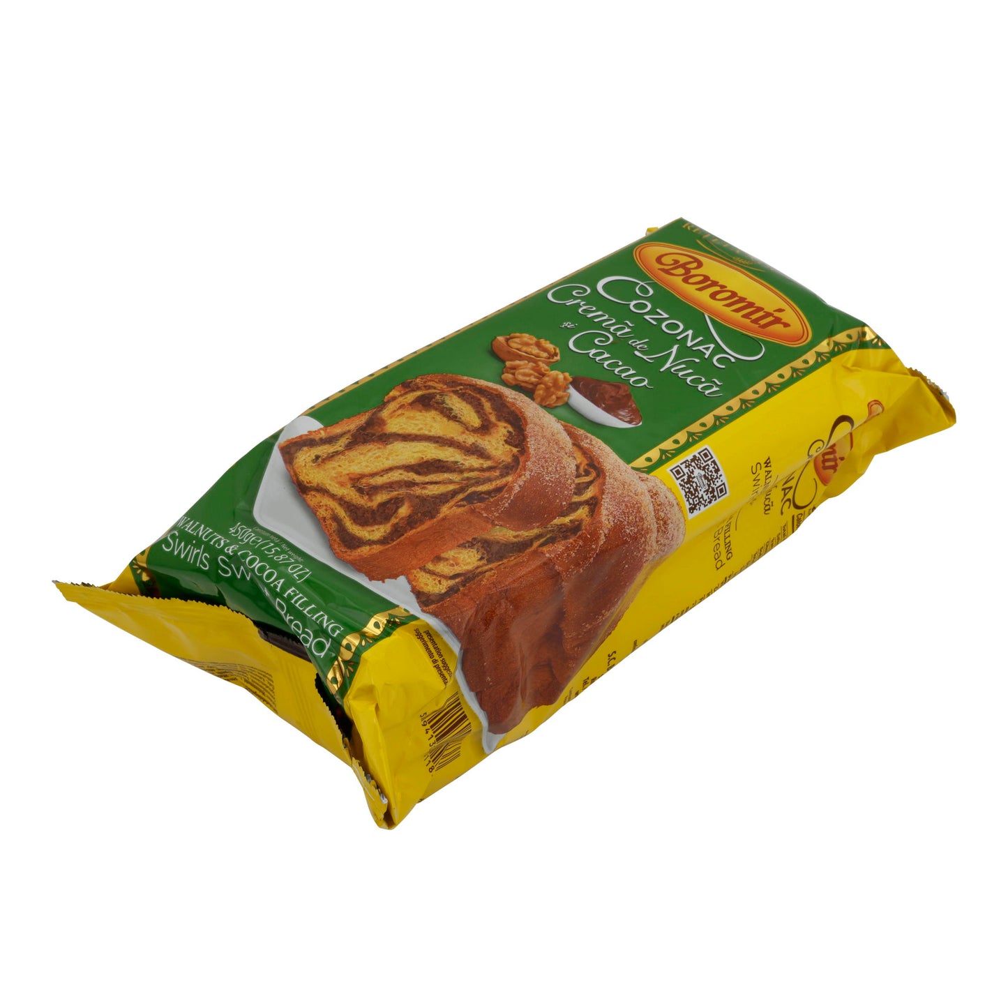 Süßes Brot Boromir | Cozonac Nuca și Cacao | Gefüllt mit Walnuss und Kakao | 450g