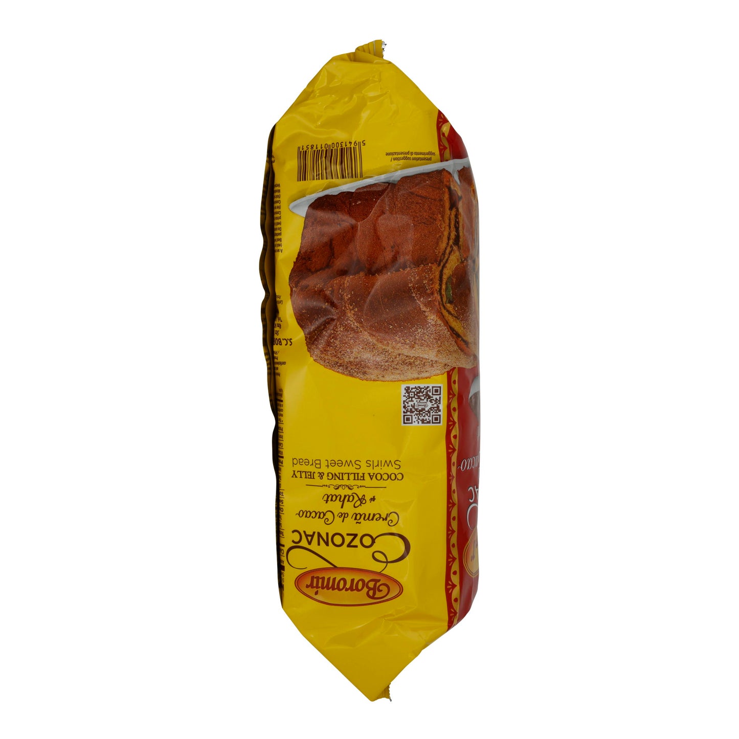 Cozonac Boromir | Con crema al cacao e rahat | Tradizionale dolce lievitato rumeno | 500 g