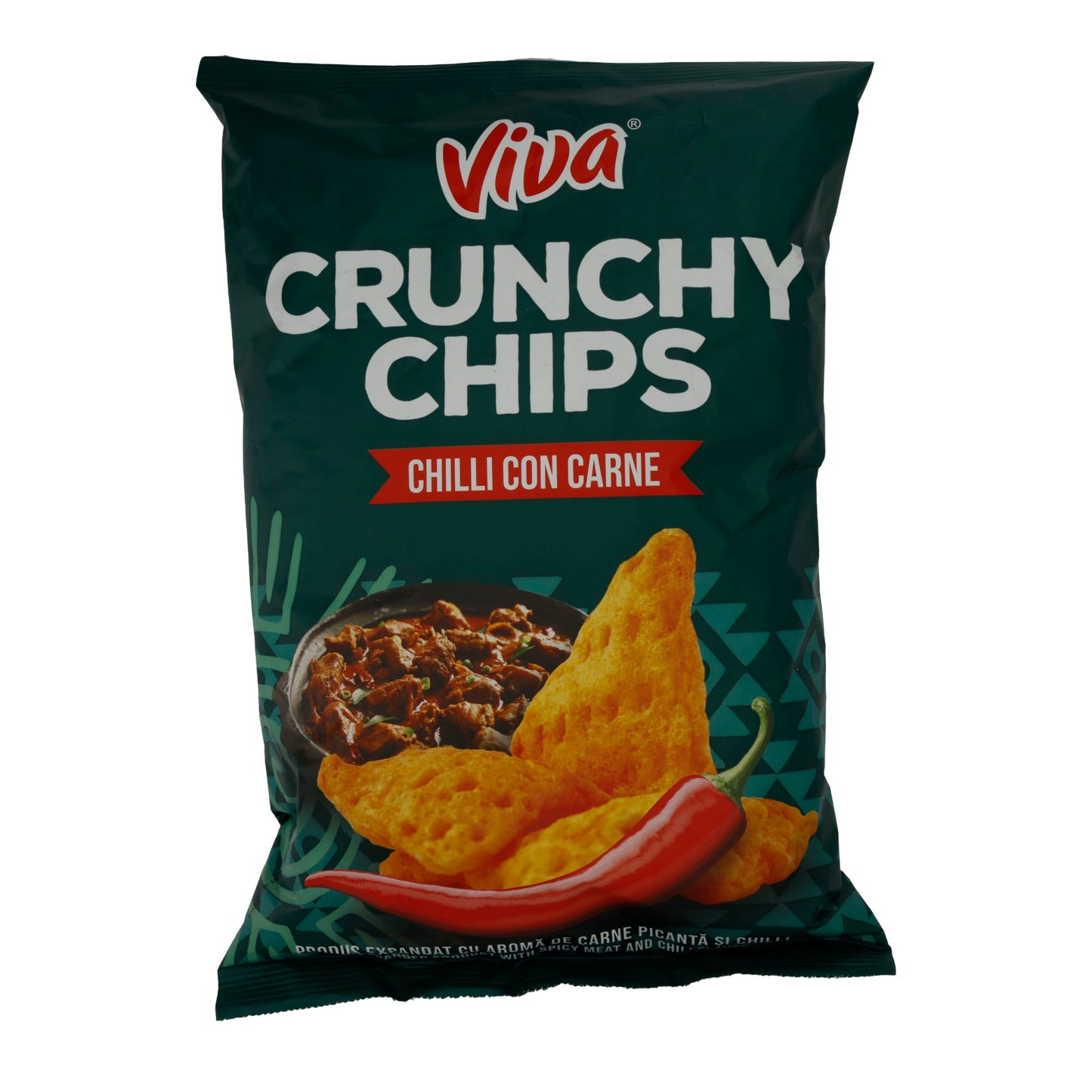 Crunchy Chips Viva | Snack | Chili Con Carne | 100 g