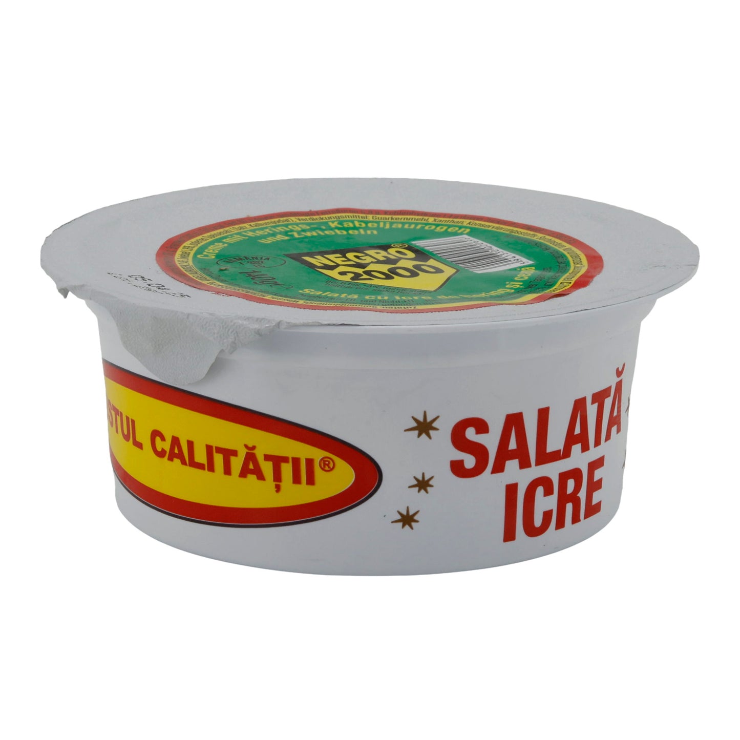 Heringsrogen-Aufstrich Negro 2000 Salată cu Icre de Hering și Ceapă | Aufstrich | Mit Zwiebeln | 140 g