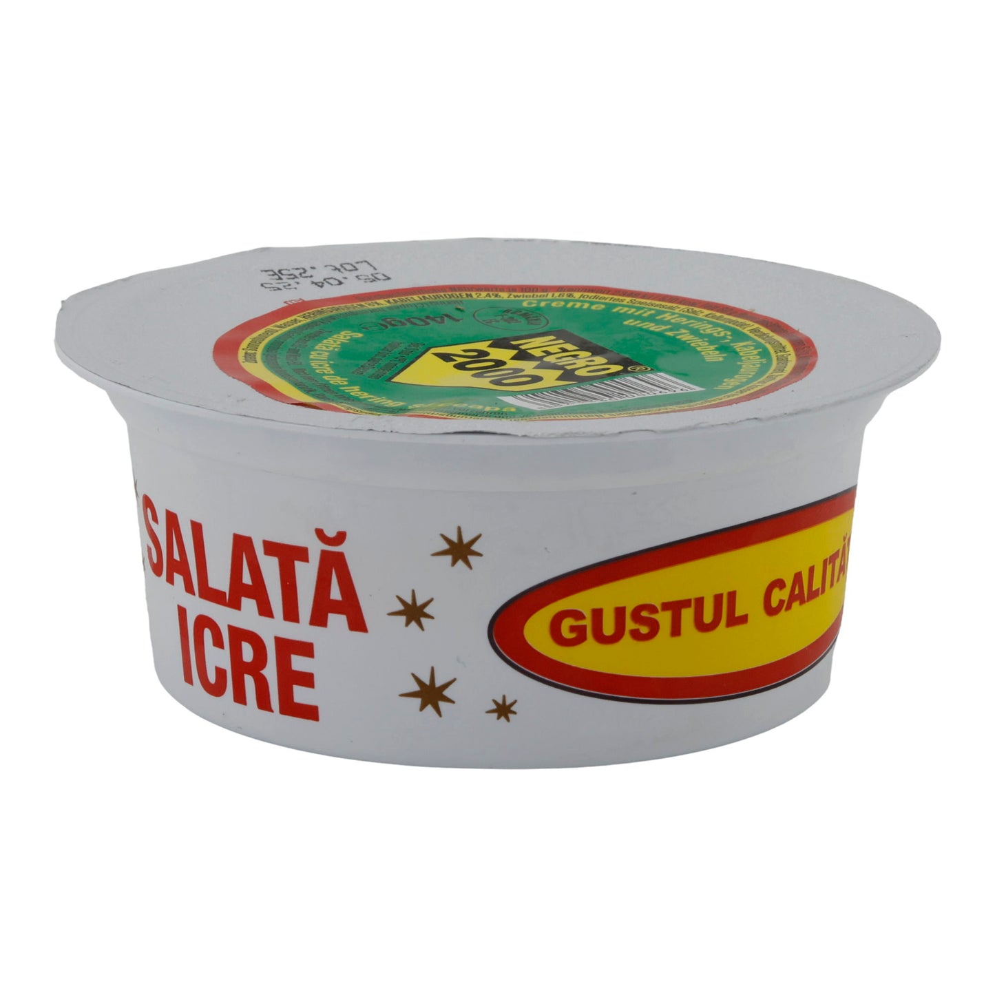 Heringsrogen-Aufstrich Negro 2000 Salată cu Icre de Hering și Ceapă | Aufstrich | Mit Zwiebeln | 140 g