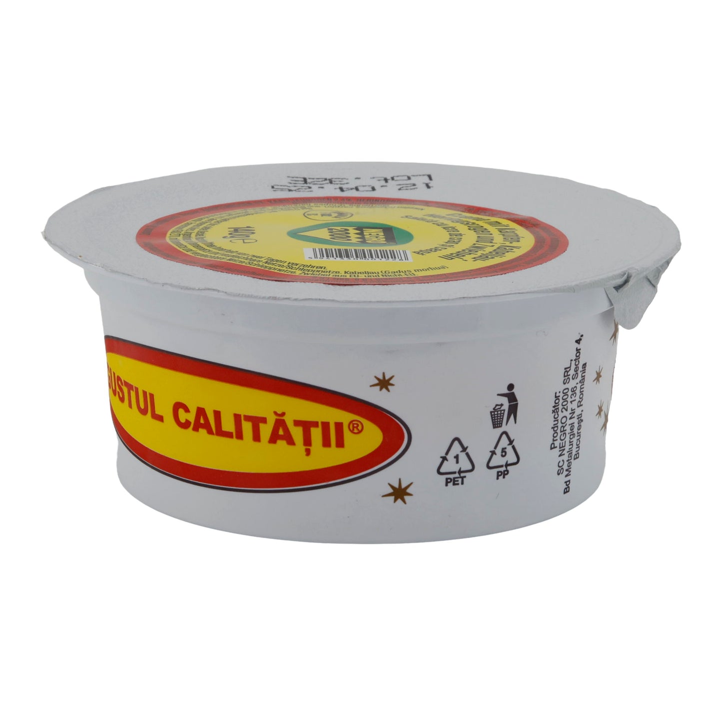 Karpfenrogen-Aufstrich Negro 2000 Insalata con Uova di Carpa e Cipolla | Aufstrich | Con Cipolle | 140 g
