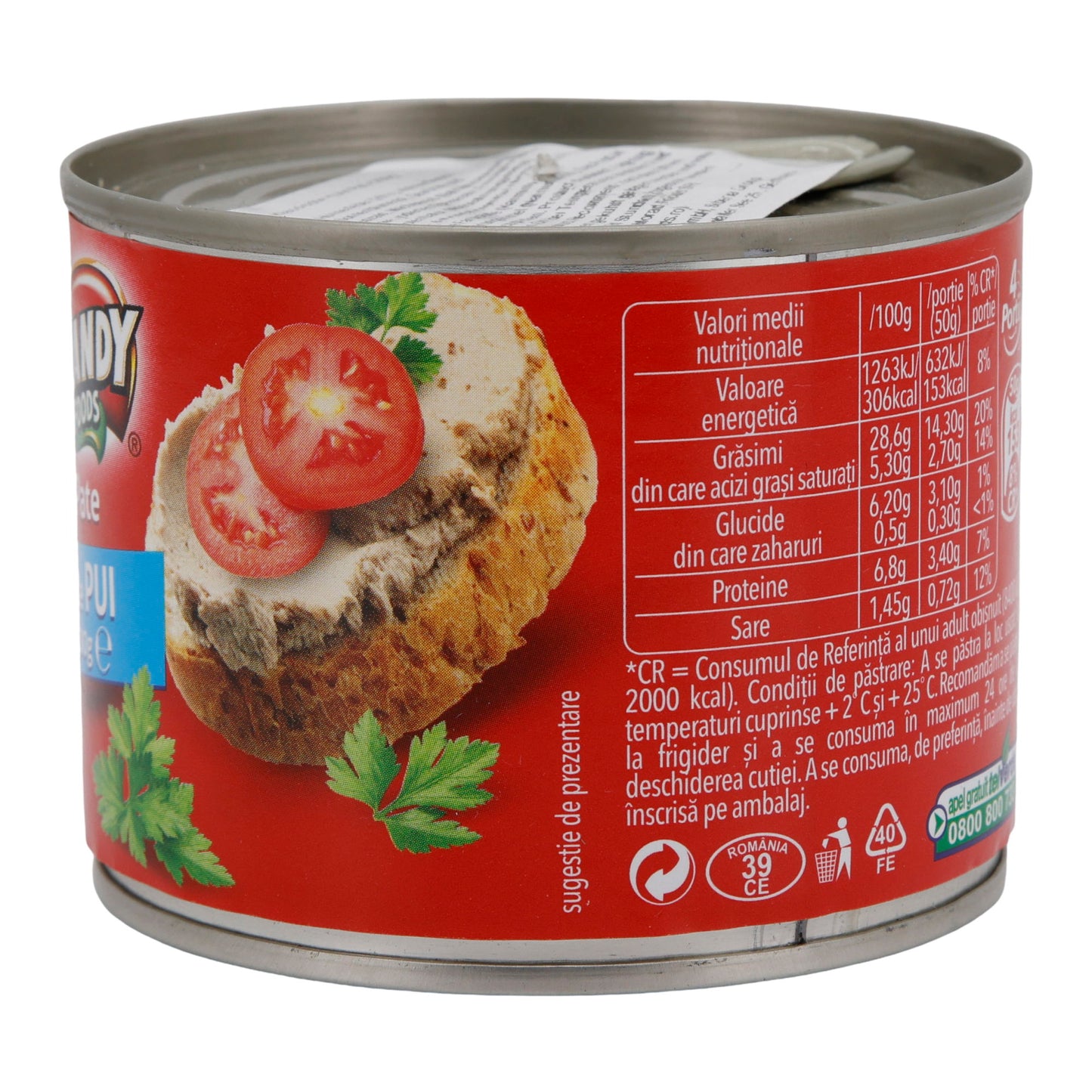 Pate di Pollo Mandy | Pastete | Pastete di Pollo | 200 g
