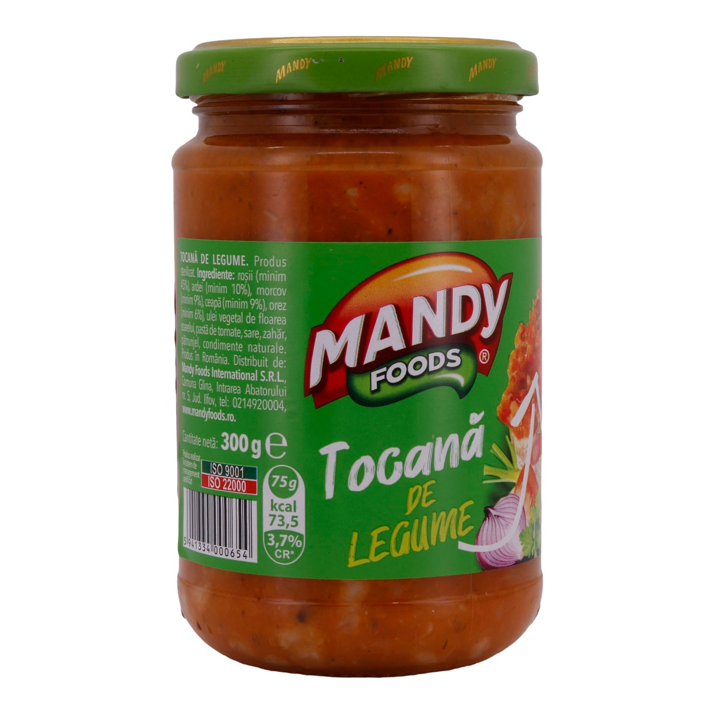 Tocană de Legume Mandy Foods | Eintopf | Traditioneller Gemüseeintopf aus Rumänien | 300 g
