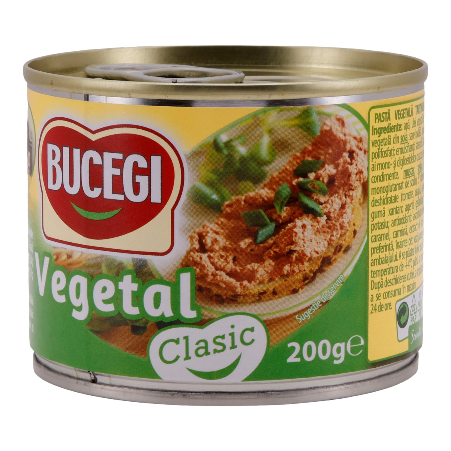 Vegetal Classic BUCEGI | Vegetarischer Brotaufstrich | Aus Rumänien | 200 g