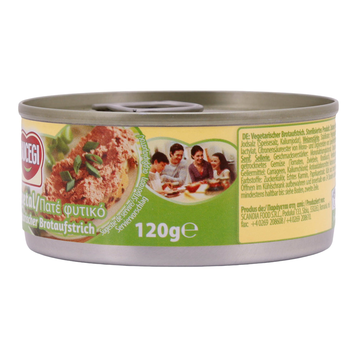 Vegetarischer Brotaufstrich Bucegi Vegetal | Aufstrich | | 120 g BUCEGI