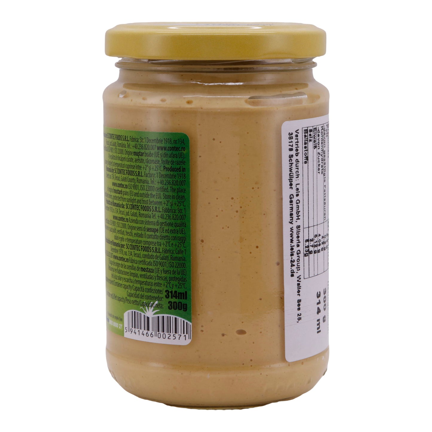 Senf Olympia | Mustar din Tecuci Clasic | Traditioneel, zonder conserveermiddelen | 300 g