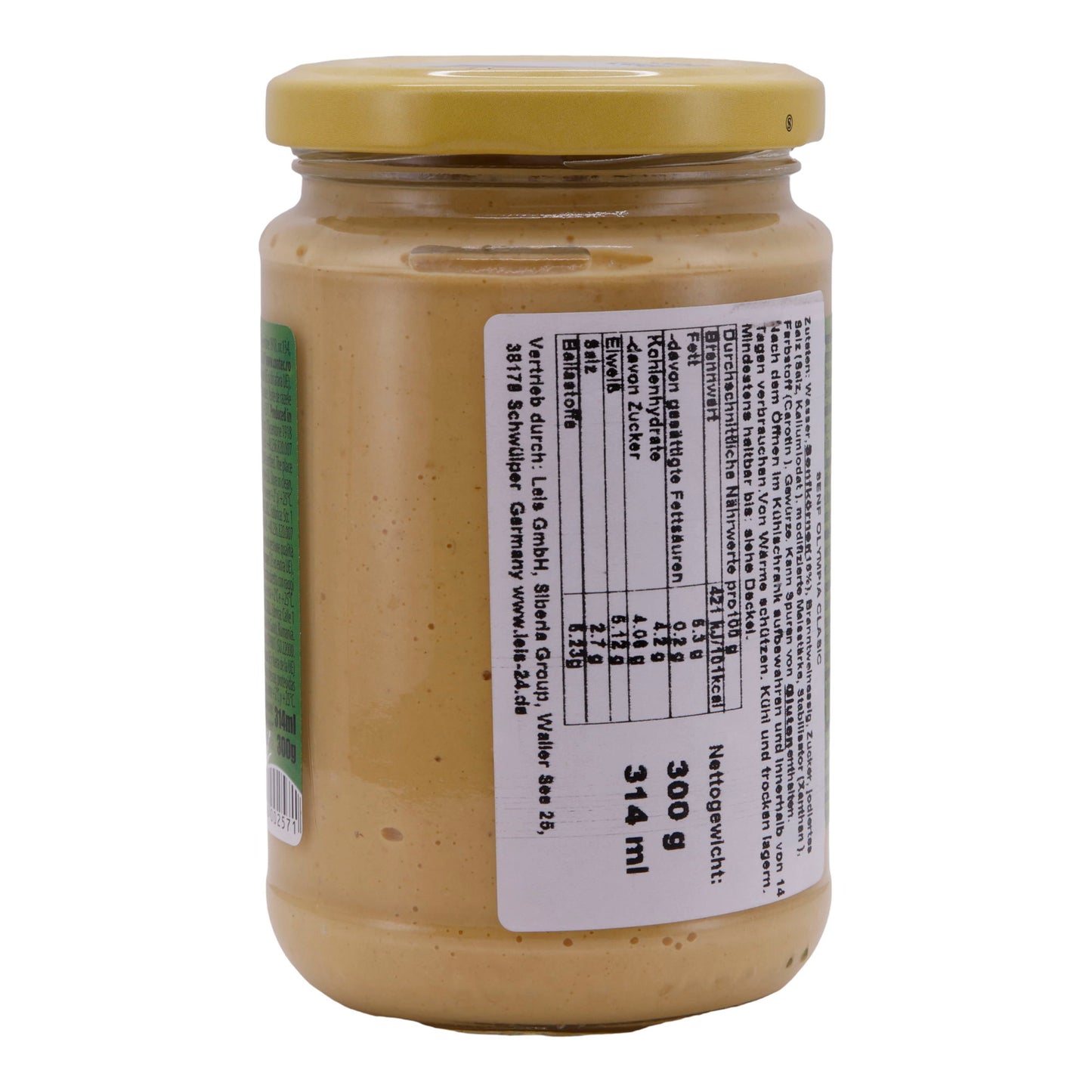Senf Olympia | Mustar din Tecuci Clasic | Traditioneel, zonder conserveermiddelen | 300 g