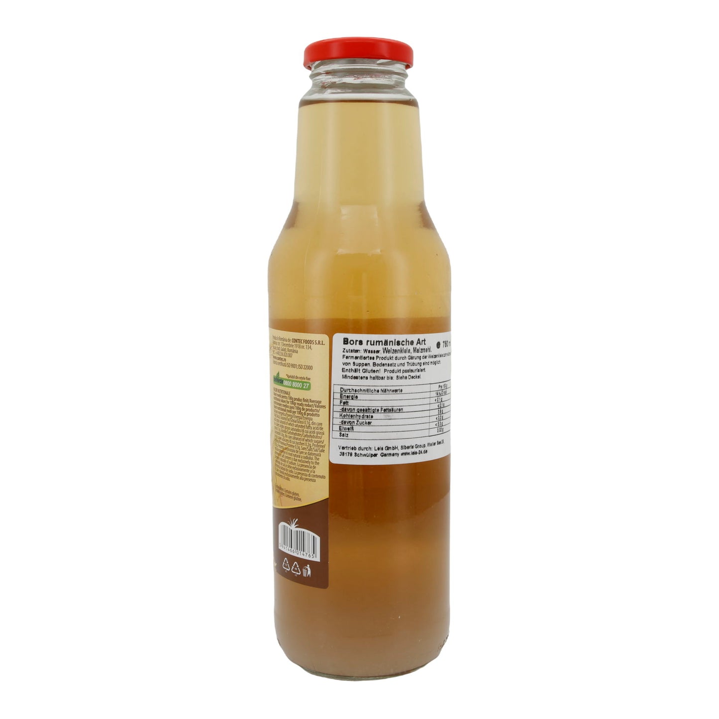 Bors Gepasteuriseerd Olympia | Traditionele kruidenbouillon met tarwezemelen en moutmeel | 750 ml