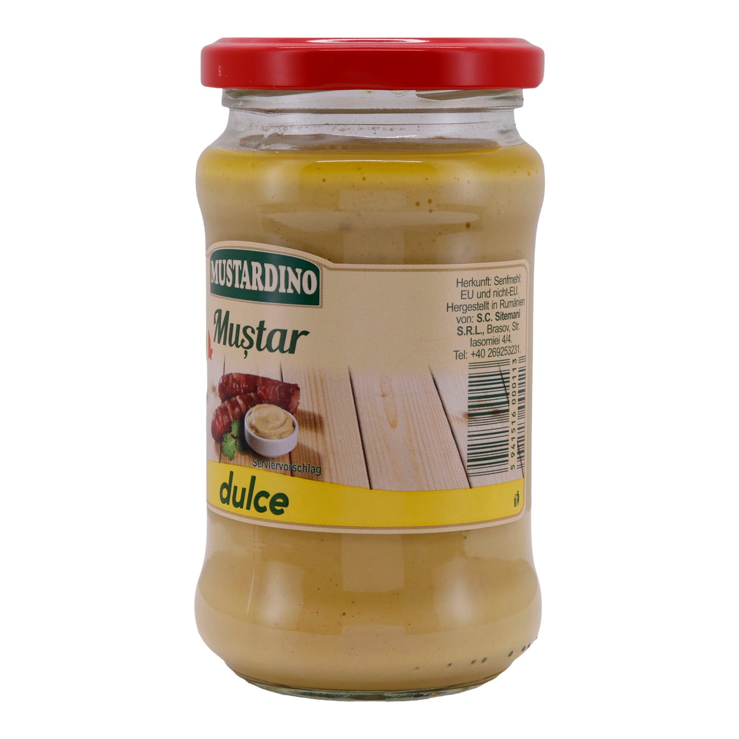 Süßer Senf Mustardino | Senf | 260 ml / 280 g