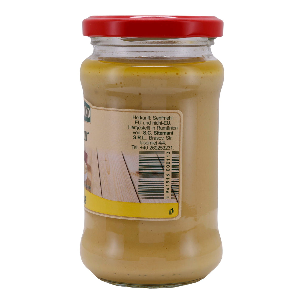 Süßer Senf Mustardino | Senf | 260 ml / 280 g MUSTARDINO