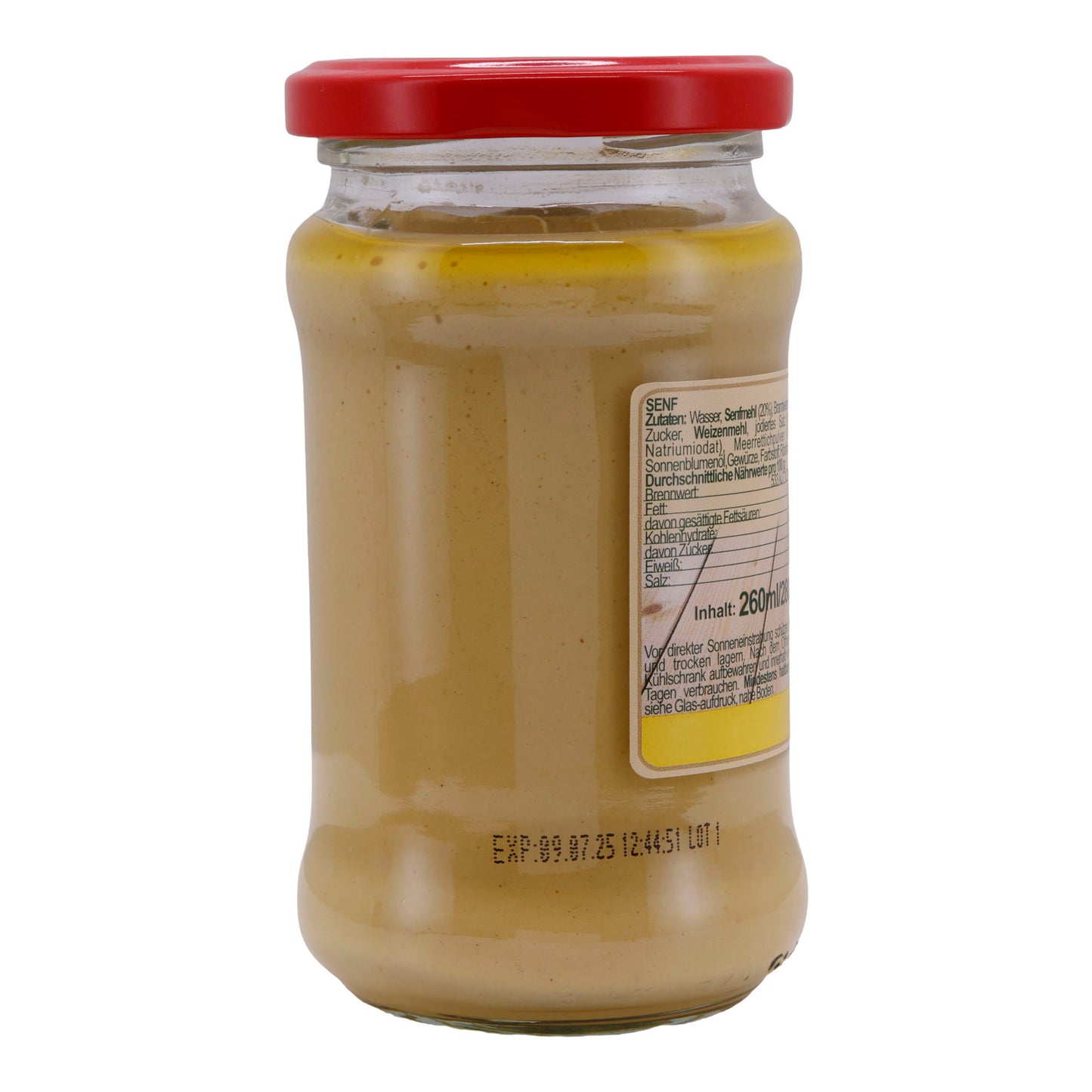 Süßer Senf Mustardino | Senf | 260 ml / 280 g