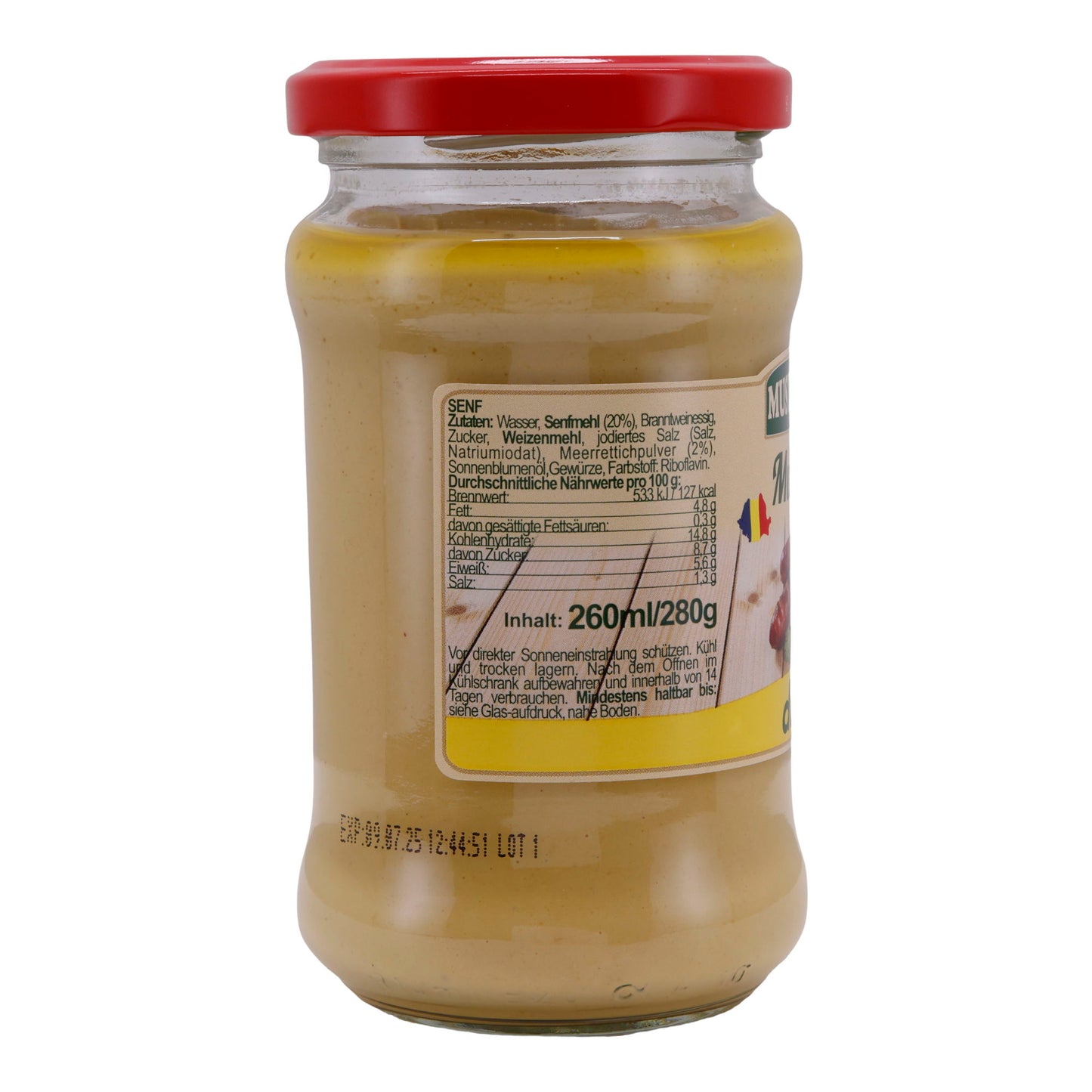 Süßer Senf Mustardino | Senf | 260 ml / 280 g