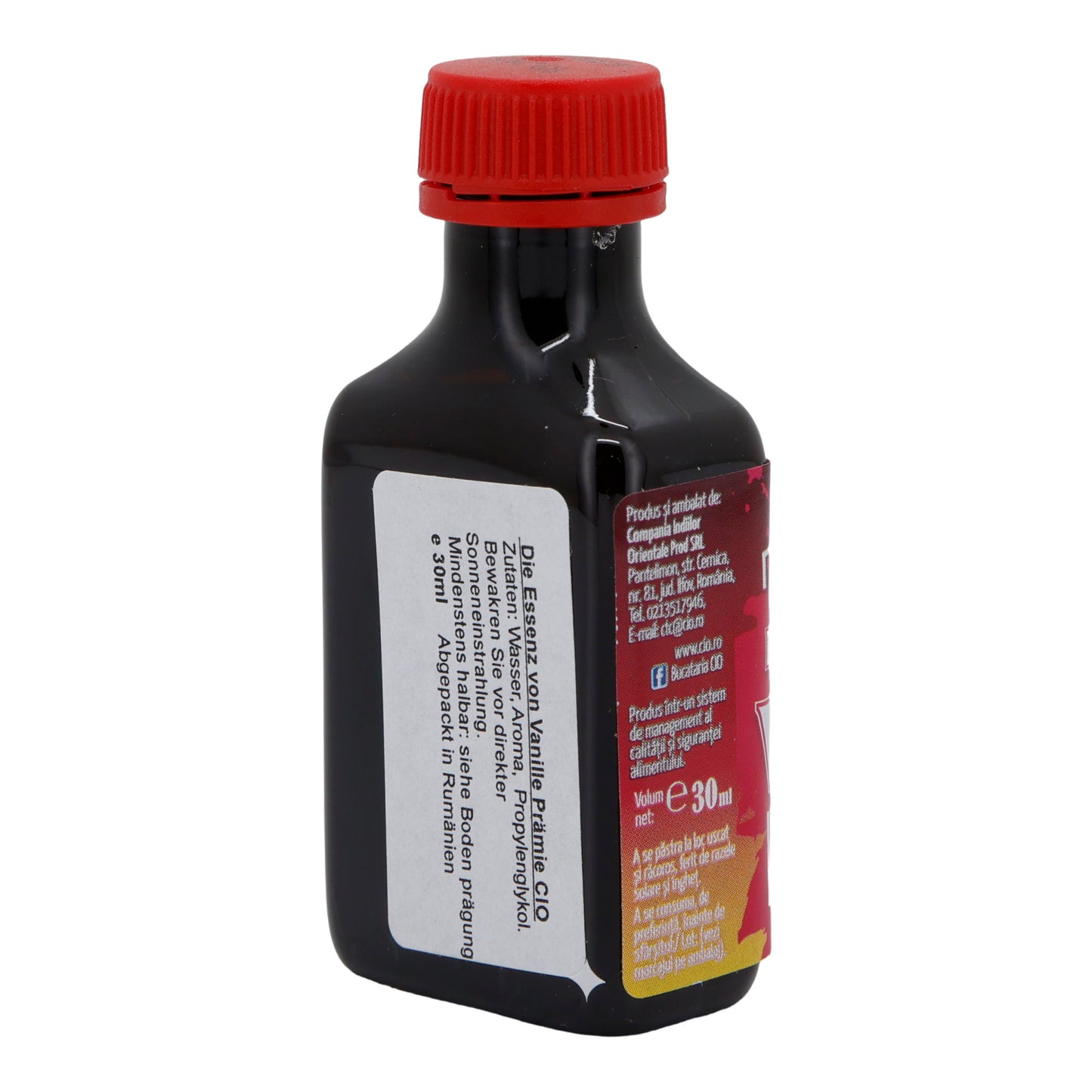 Vanille-Essenz Cio Premium | Aroma | Hochwertiges Vanillearoma für Backen und Desserts | 30 ml