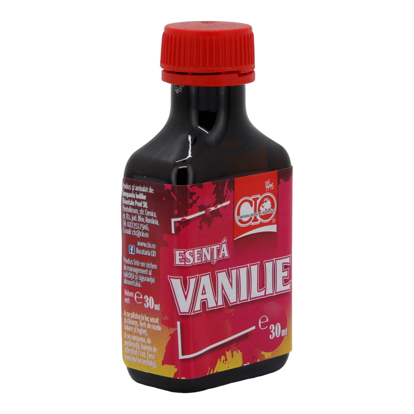 Vanille-Essenz Cio Premium | Aroma | Hochwertiges Vanillearoma für Backen und Desserts | 30 ml CIO