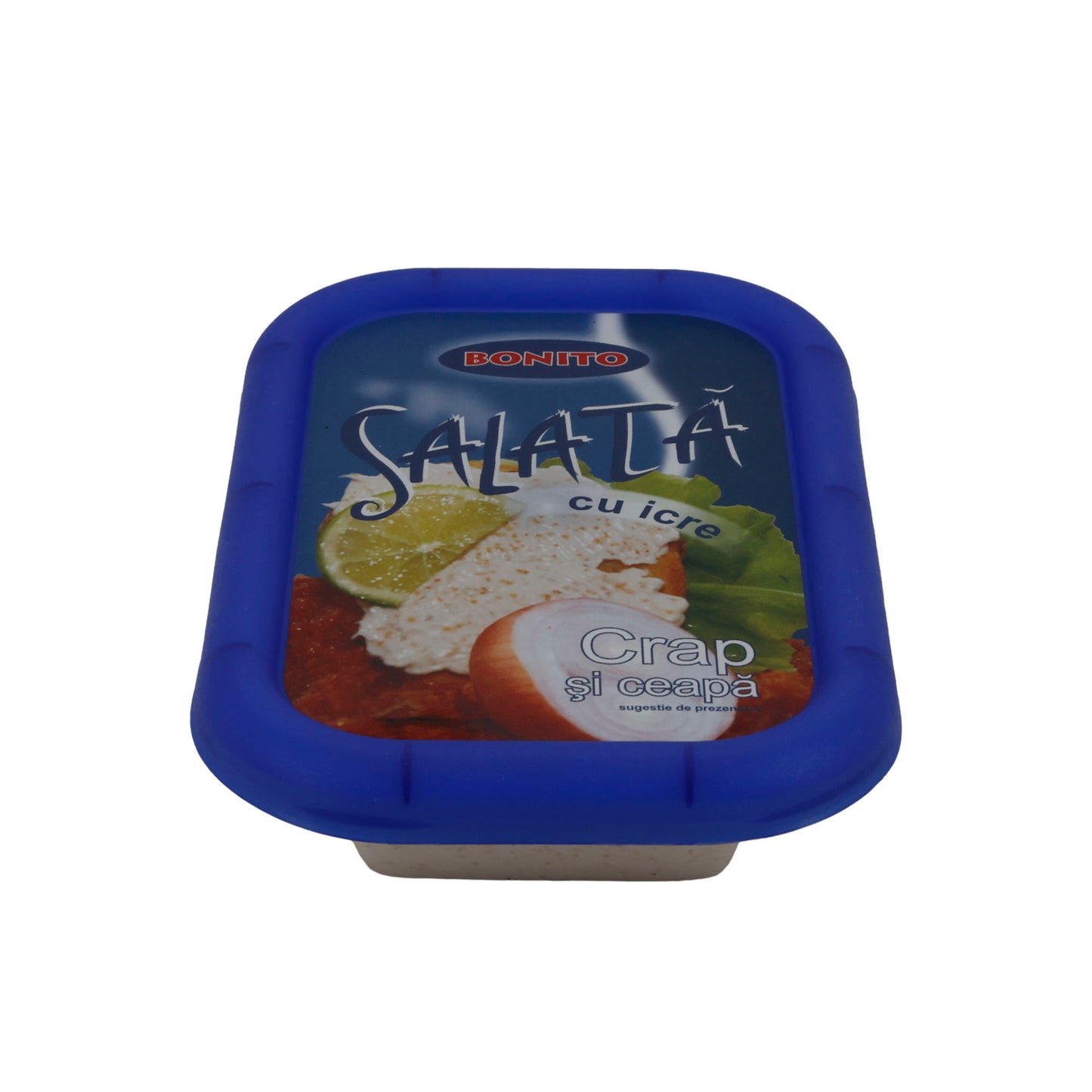 Crema di caviale di carpa Bonito Salată cu Icre Crap | Crema spalmabile | Con cipolle alla rumena | 150 g