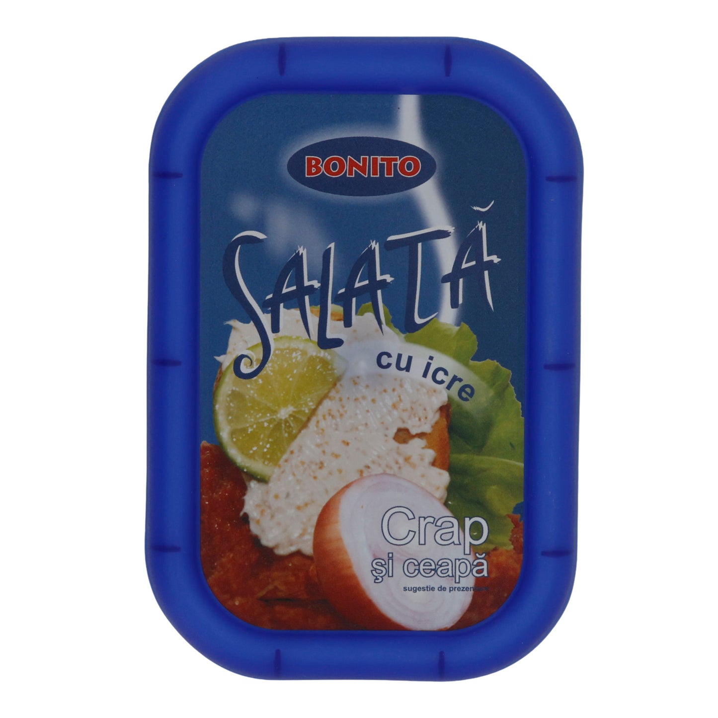 Crema di caviale di carpa Bonito Salată cu Icre Crap | Crema spalmabile | Con cipolle alla rumena | 150 g