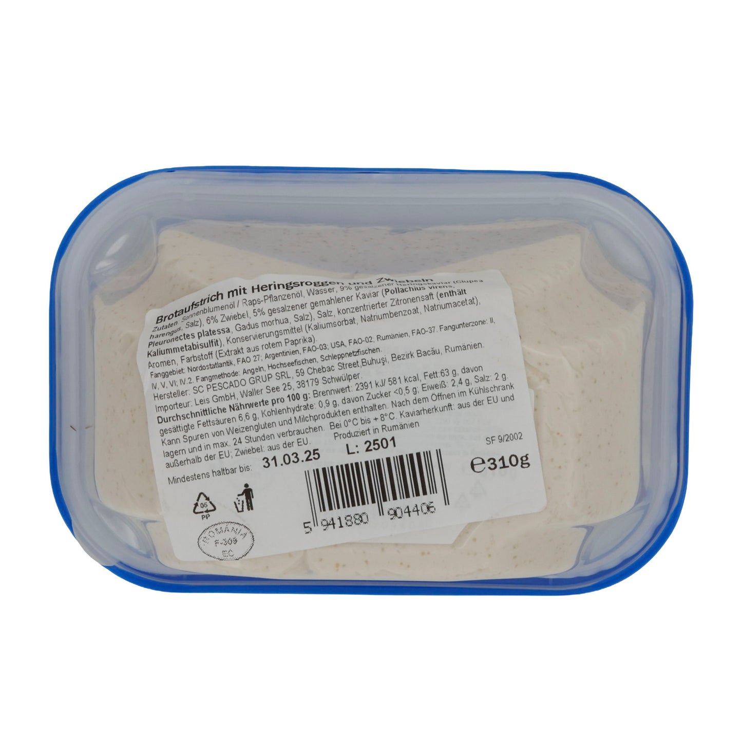 Crema di aringa Bonito Salată cu Icre | Crema spalmabile | Con caviale e cipolle alla rumena | 310 g
