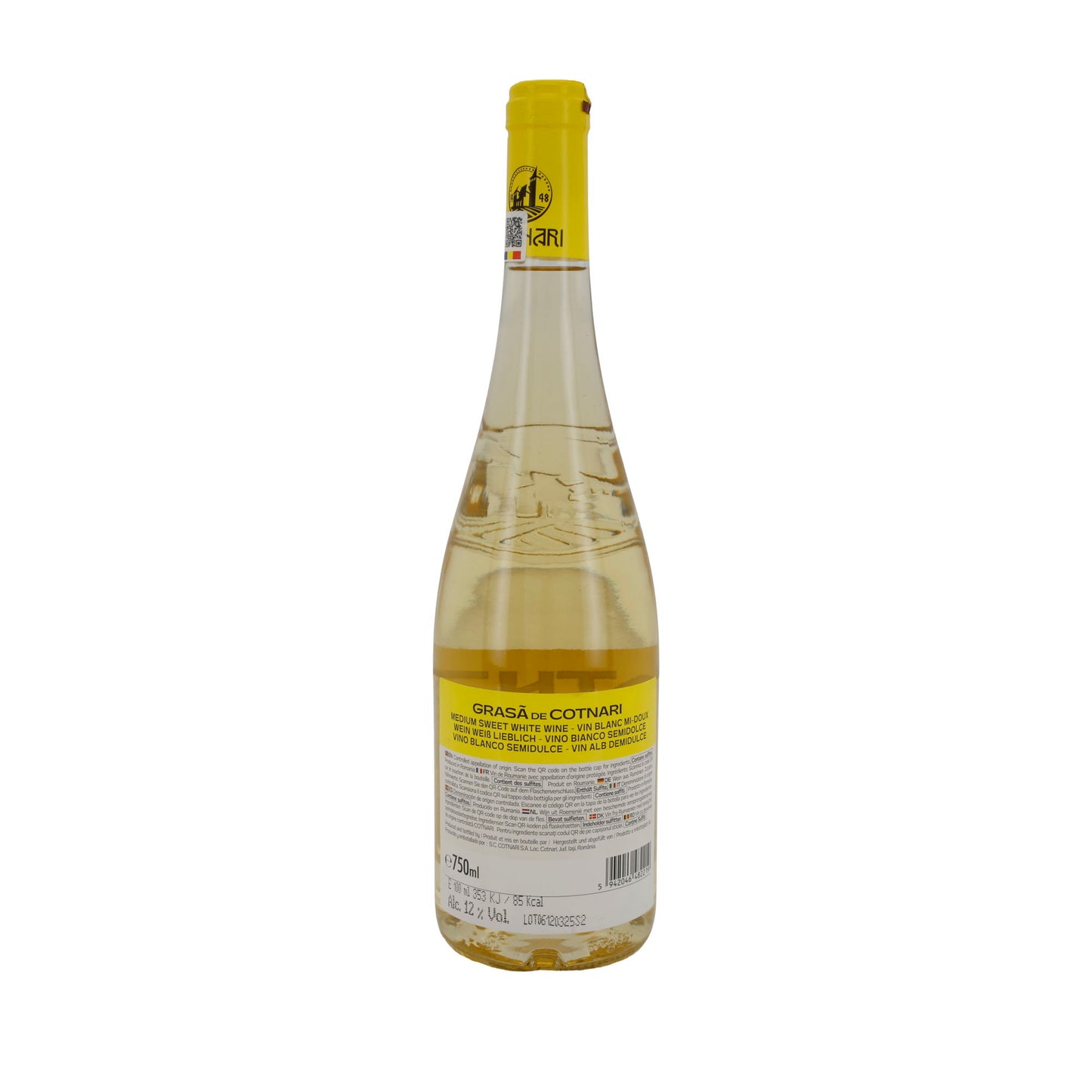 Weißwein Cothari | Grasă de Cotnari | halbtrocken | Rumänien | 12 % vol | 750 ml