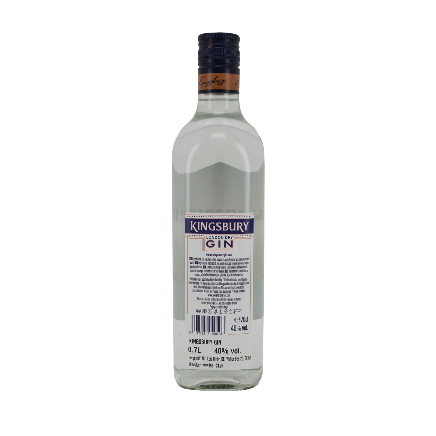 Gin RO Alexandrion Kingsbury | Gin | 40 % Alc | 0,7 l