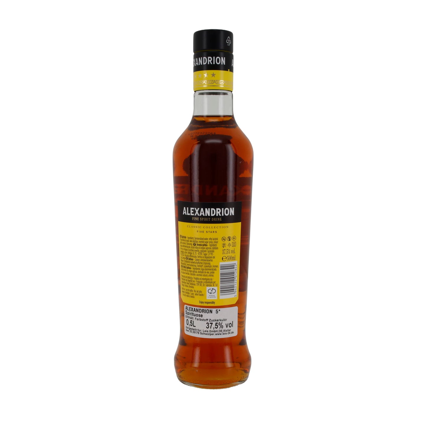 Alexandrion 5* | Spirituose nach Brandy-Art | 37,5 % vol | 0,5 l