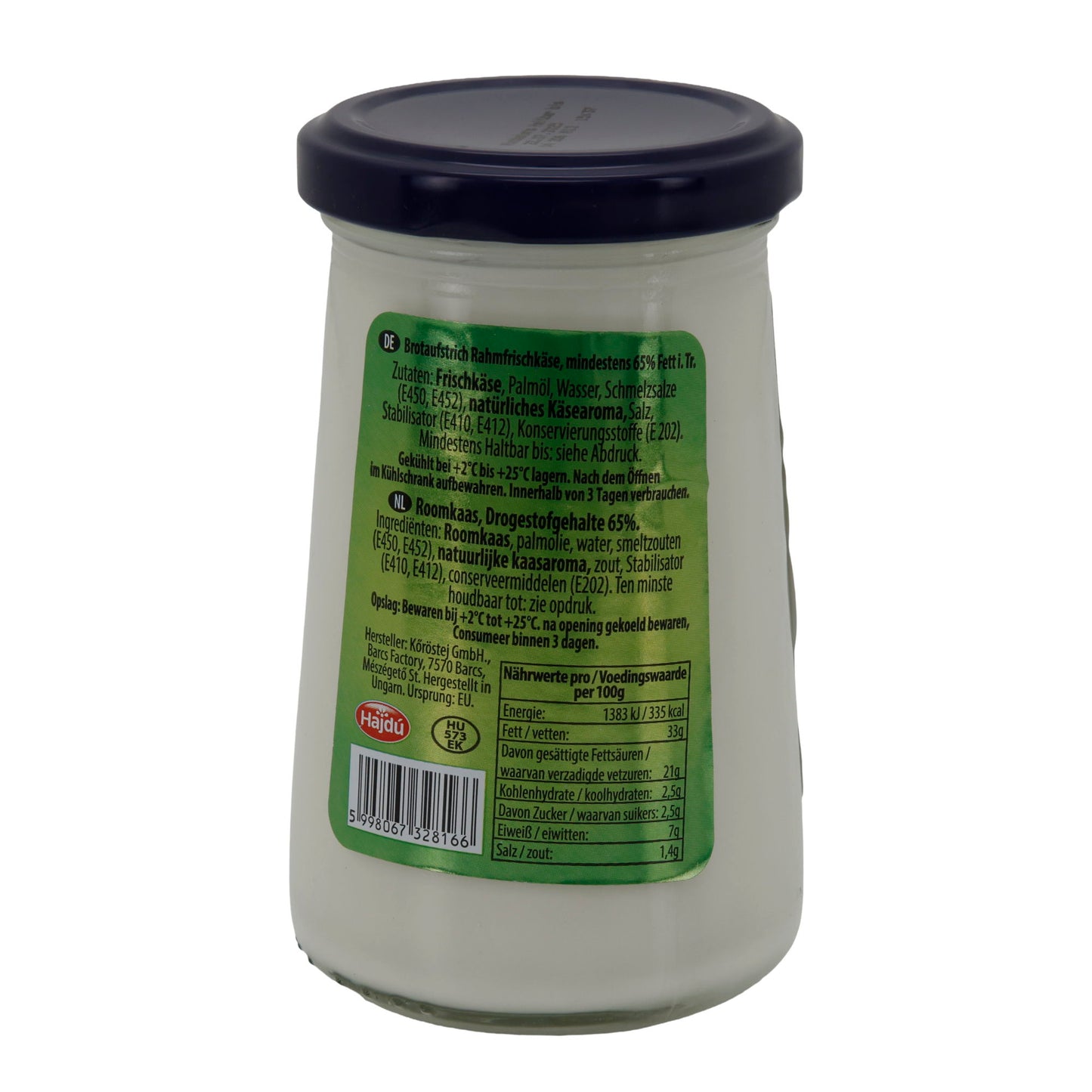 Formaggio fresco Hajdú da spalmare | Formaggio fresco | Cremoso, uso versatile | 250 g
